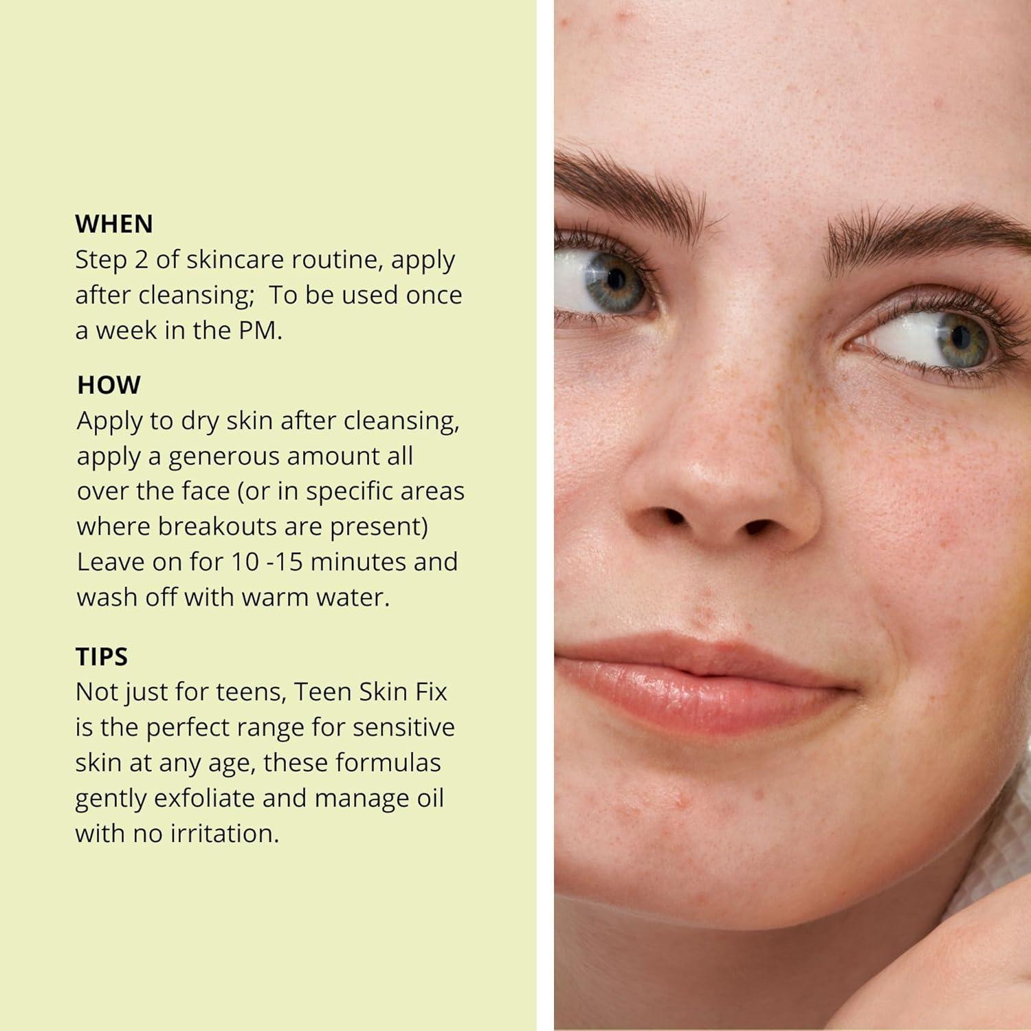 Mascarilla de Arcilla Wasabi Nip+Fab Teen Skin Fix 75 ml