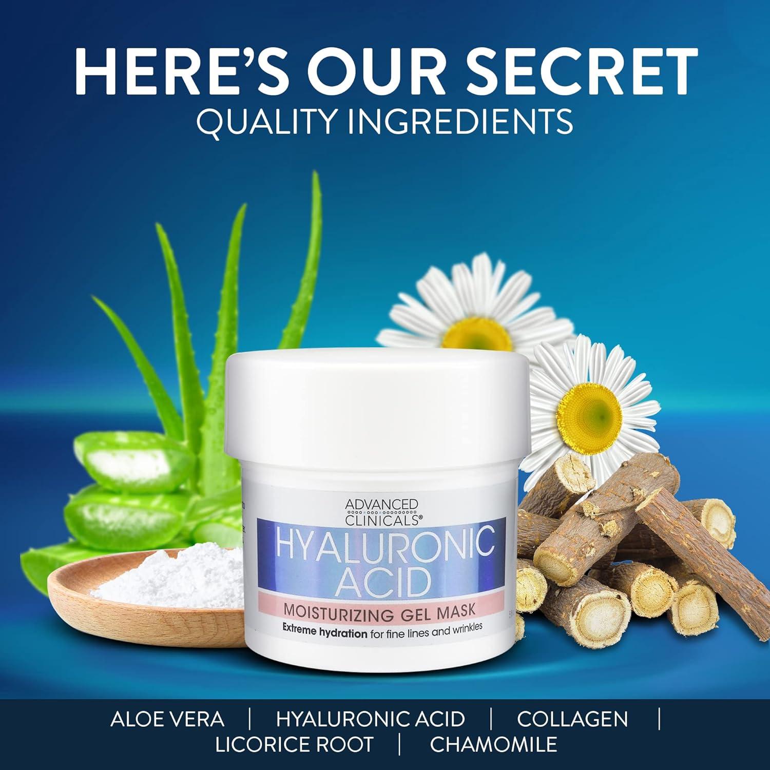 Mascarilla Facial de Gel Hialurónico Advanced Clinicals 148 ml