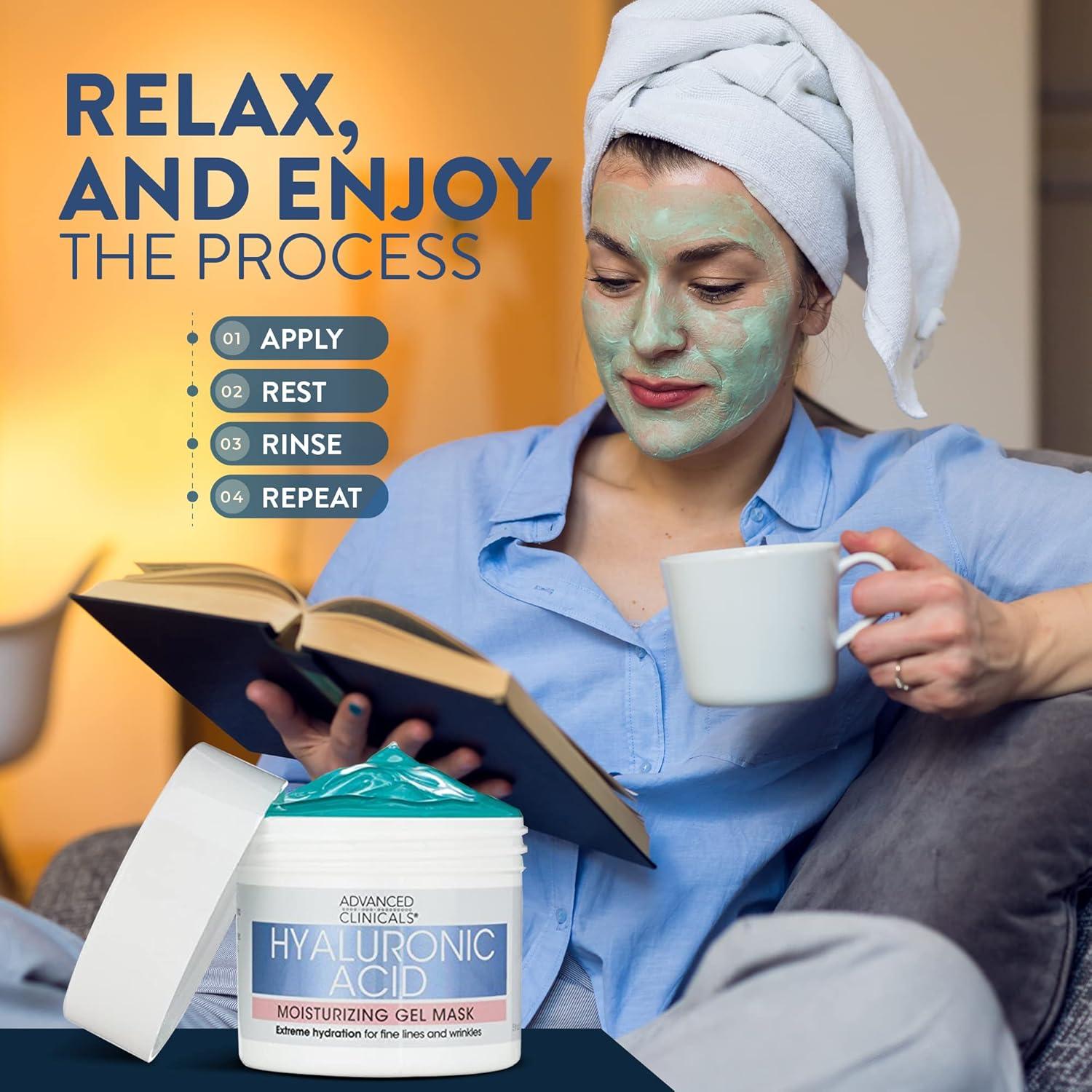 Mascarilla Facial de Gel Hialurónico Advanced Clinicals 148 ml