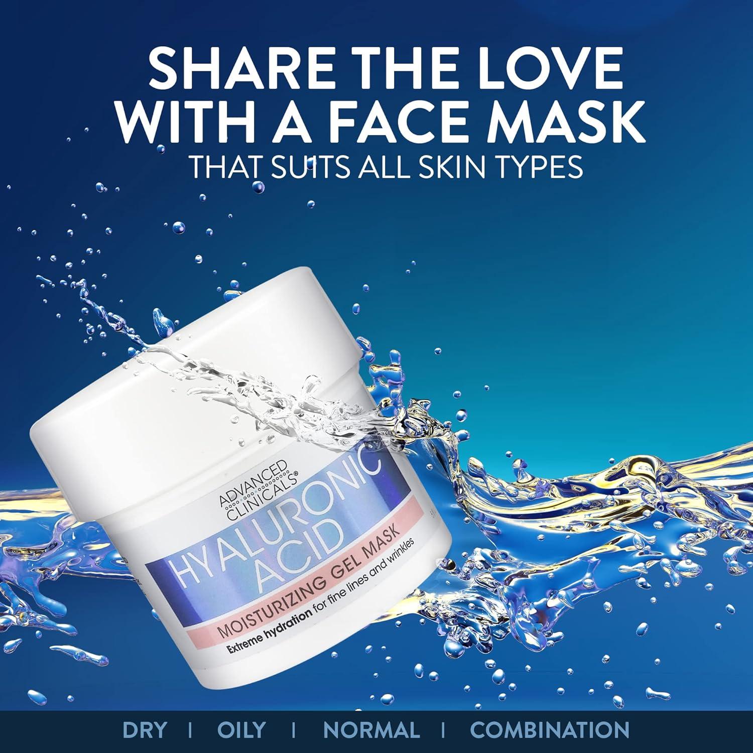 Mascarilla Facial de Gel Hialurónico Advanced Clinicals 148 ml