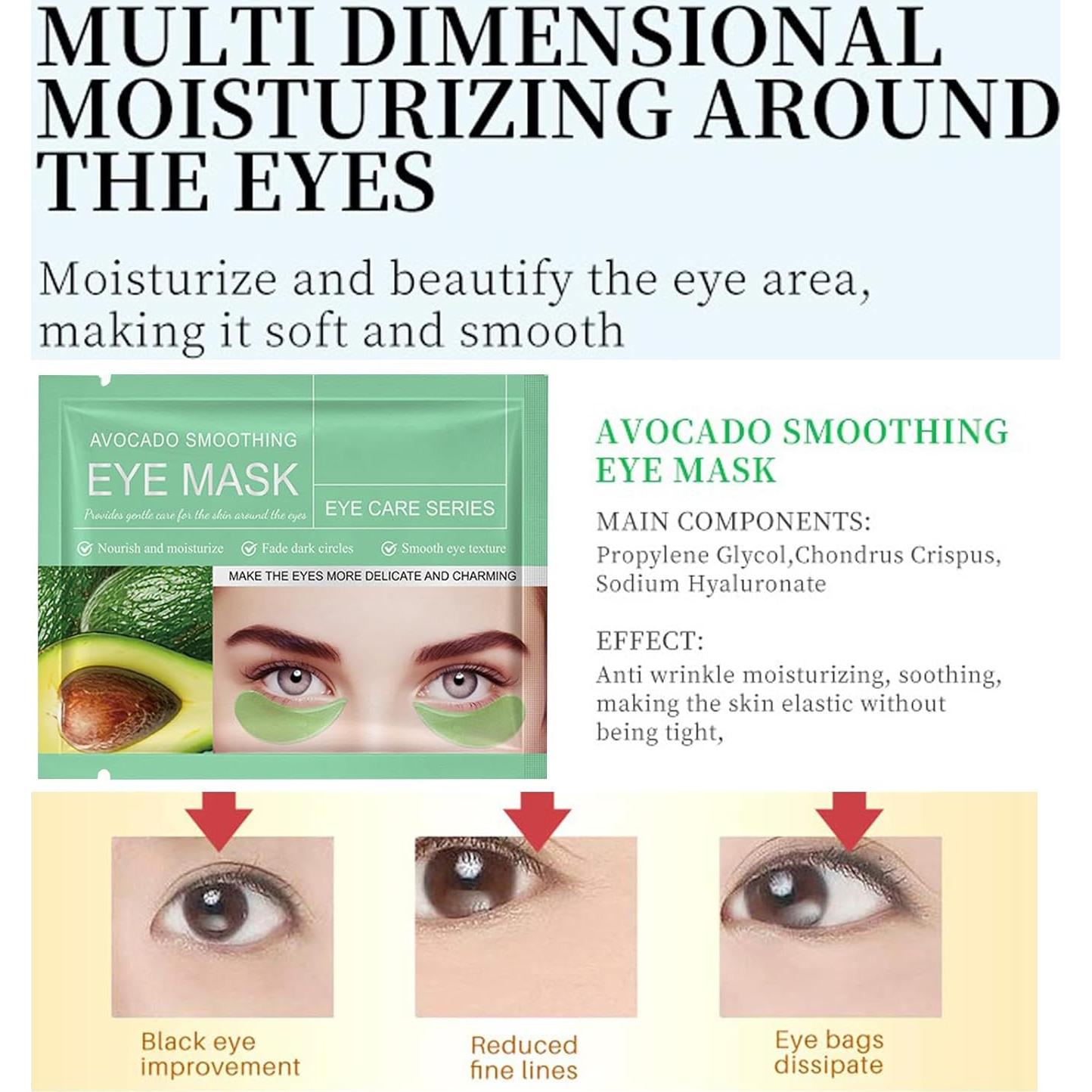 Parches Hidratantes para Ojos Felico - 30 Pares de Colágeno