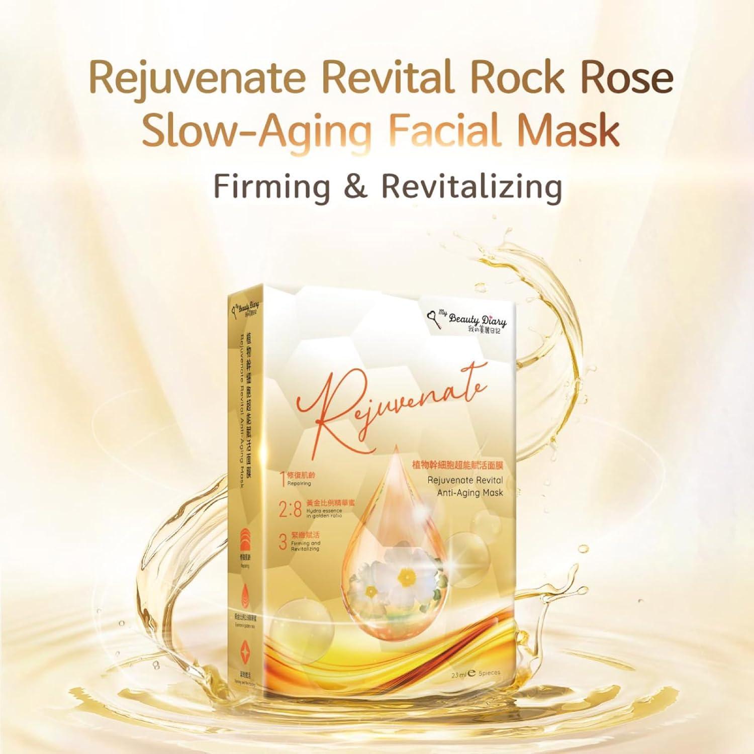 Máscara Facial Revitalizante Mi Diario de Belleza 2 pcs