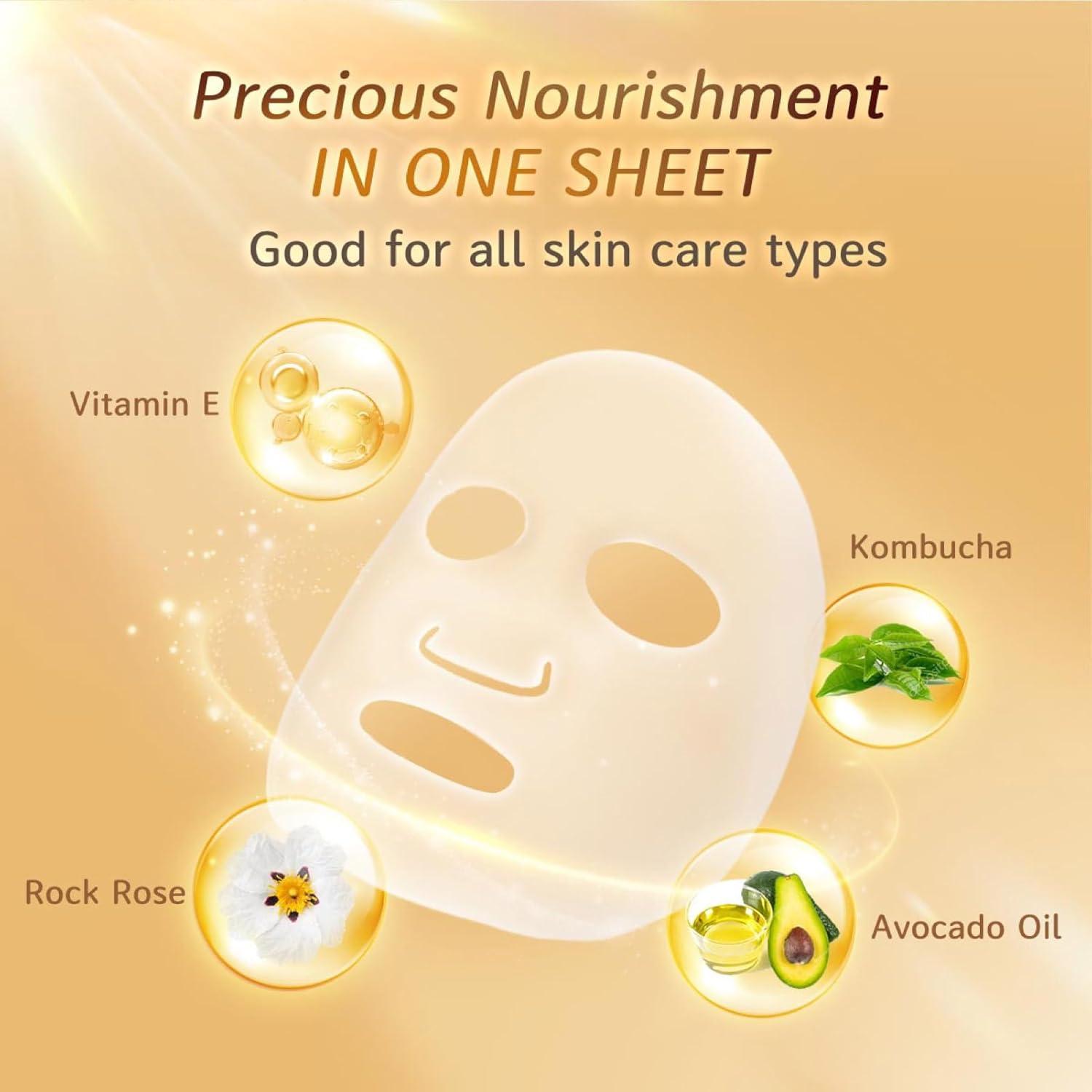 Máscara Facial Revitalizante Mi Diario de Belleza 2 pcs