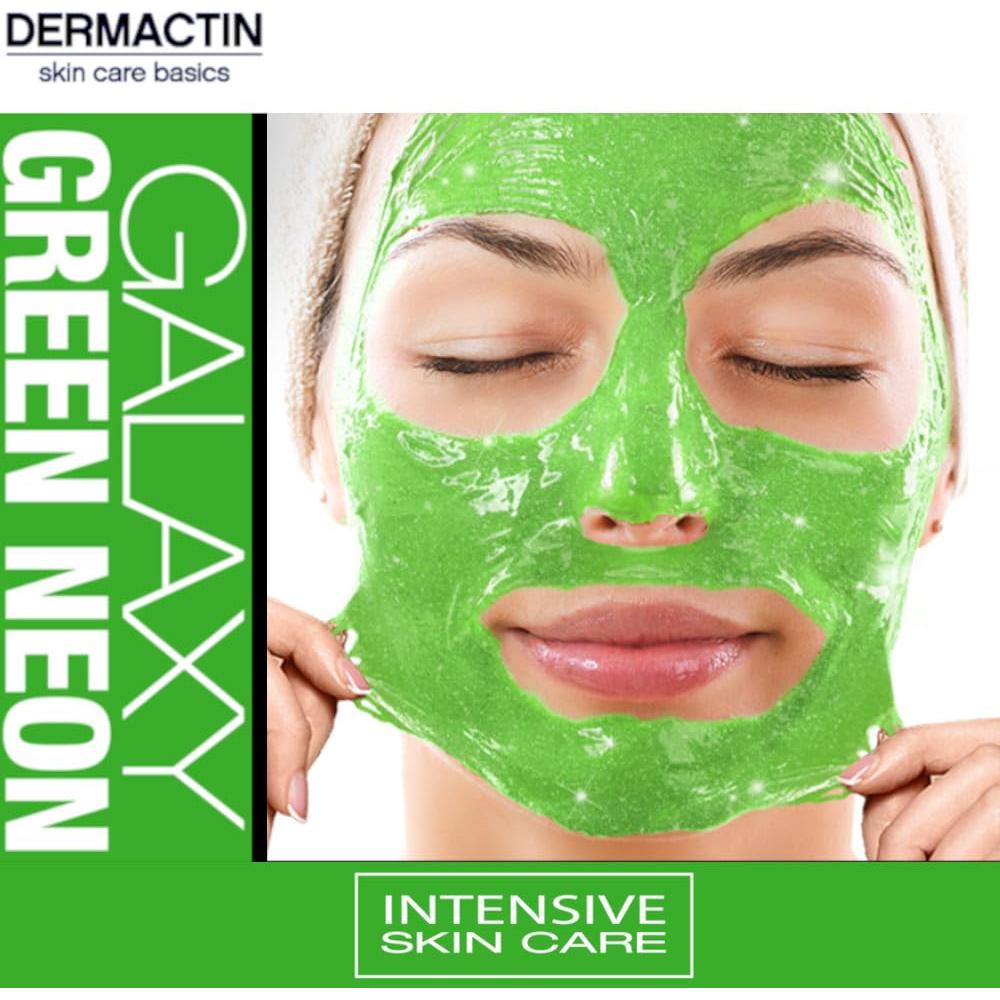 Máscara Facial Peel Off Neon Verde Galaxy 50g Aguacate