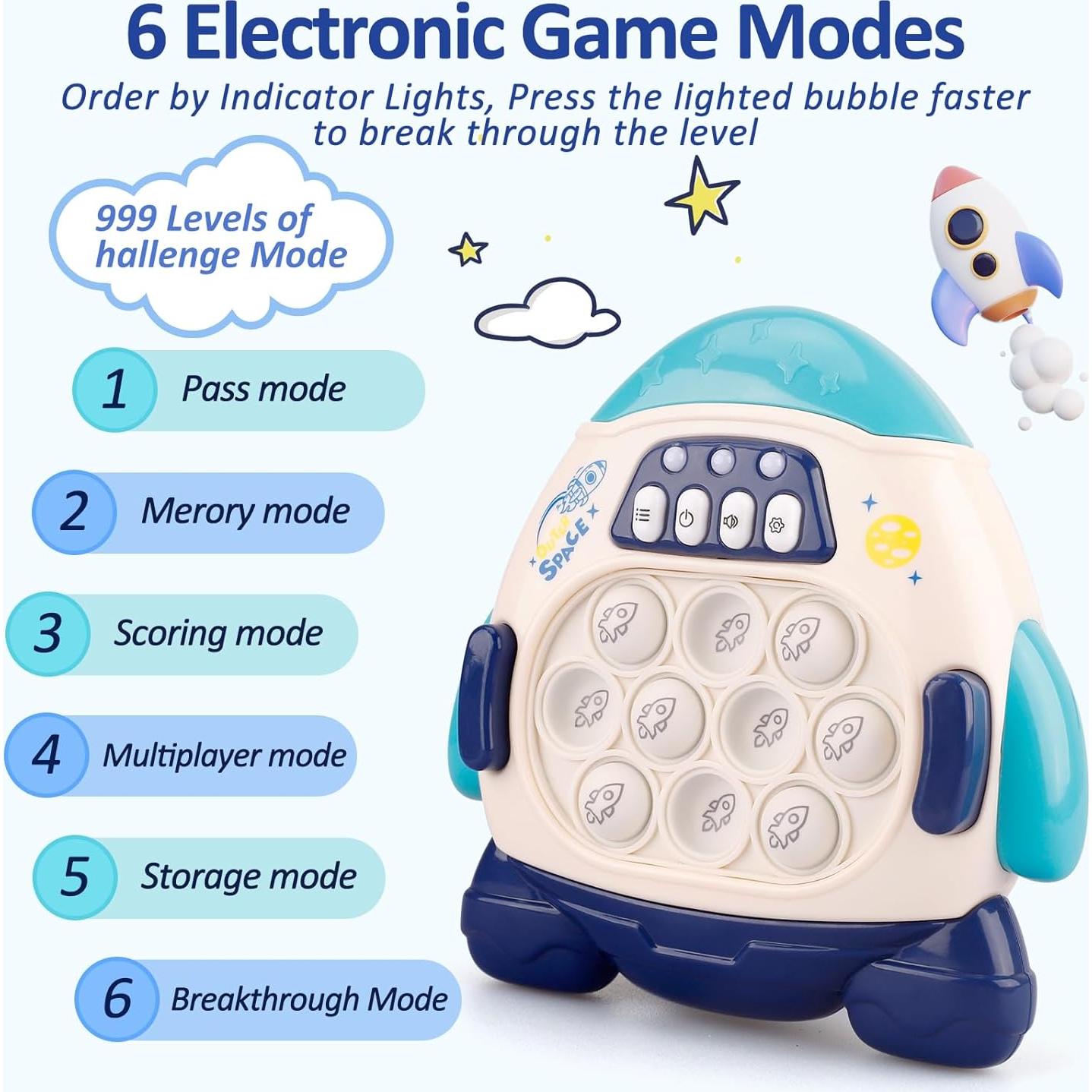 Juguete Antiestrés GAPER GO Cohete Sensorial 3 a 12 Años