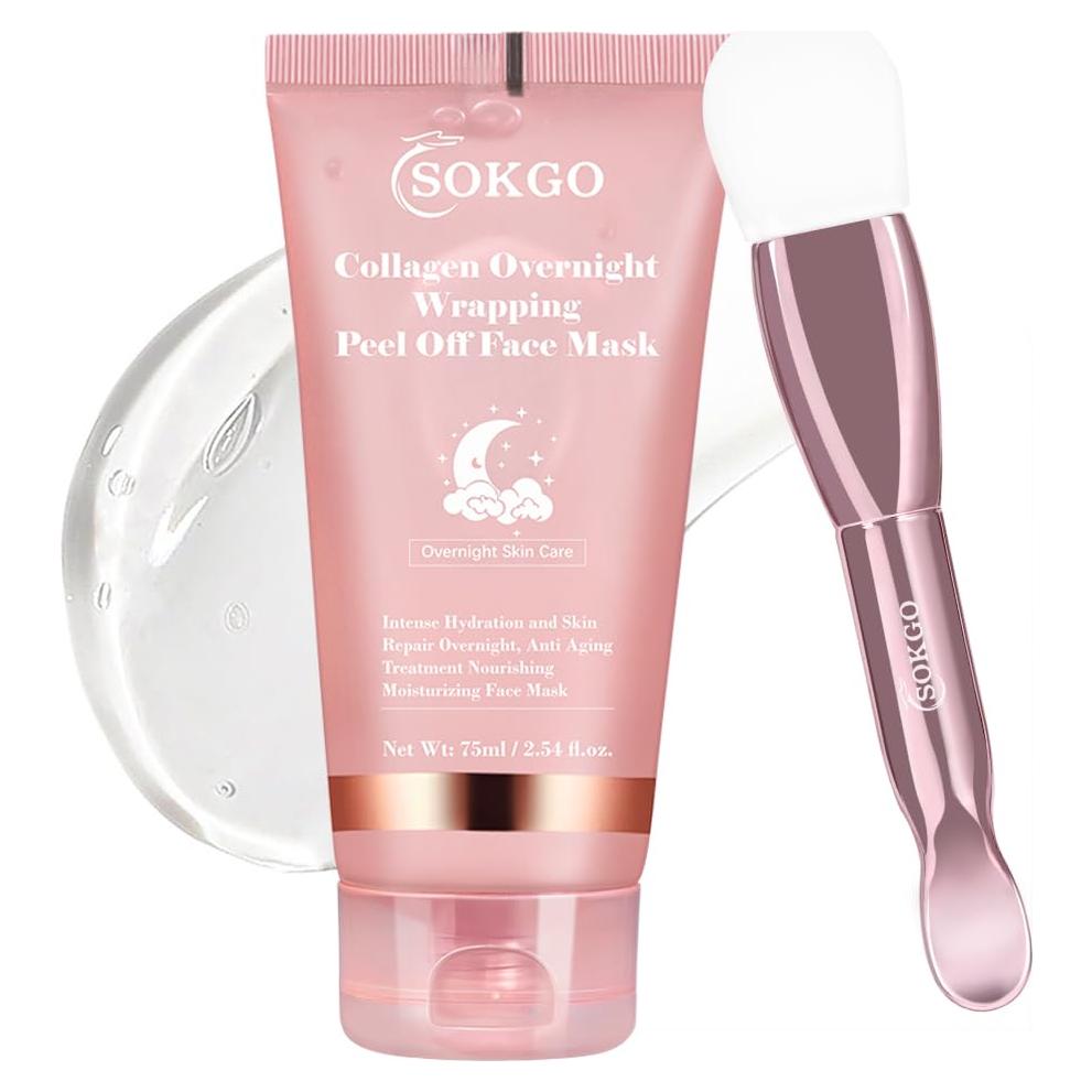 Mascarilla Nocturna de Colágeno Sokgo 1PCS - Hidratación Intensiva