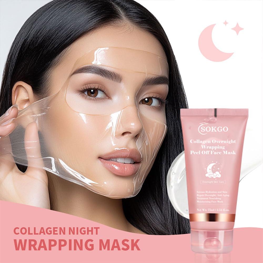 Mascarilla Nocturna de Colágeno Sokgo 1PCS - Hidratación Intensiva