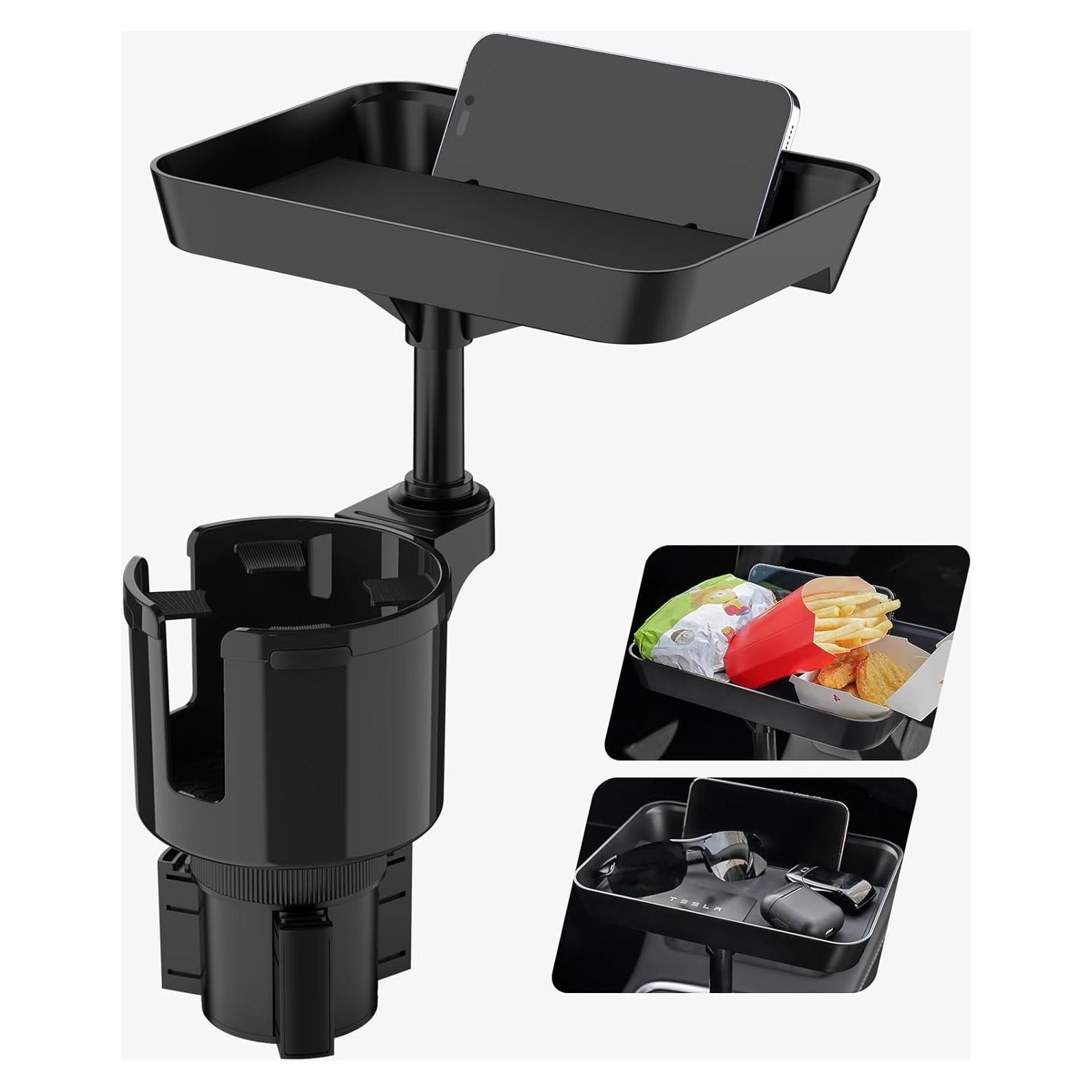 Bandeja para Portavasos de Coche TYKOR 24.1 cm Ajustable