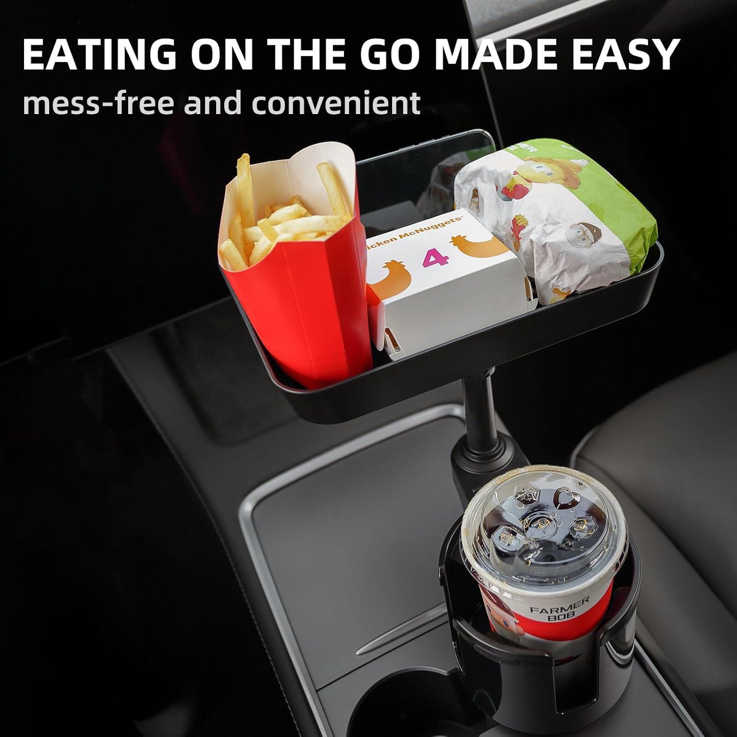 Bandeja para Portavasos de Coche TYKOR 24.1 cm Ajustable