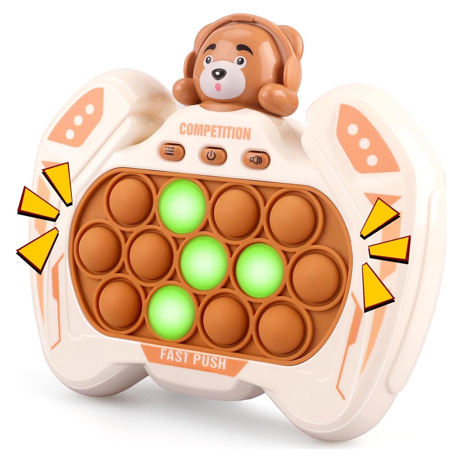 Juego de Empuje Rápido GAPER GO Oso Marrón Sensorial