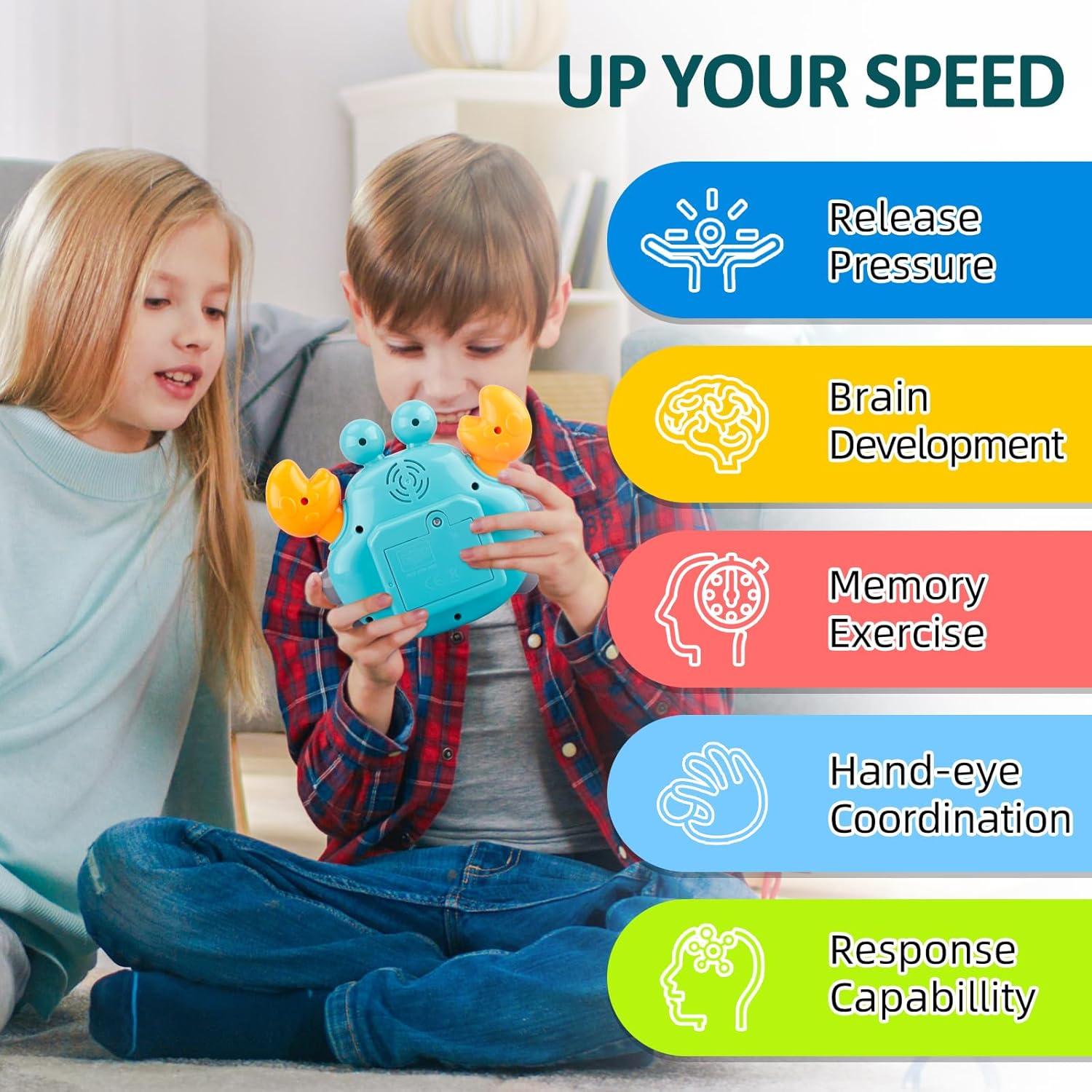 Juguete Antiestrés GAPER GO Cangrejo Sensorial 3 a 12 Años