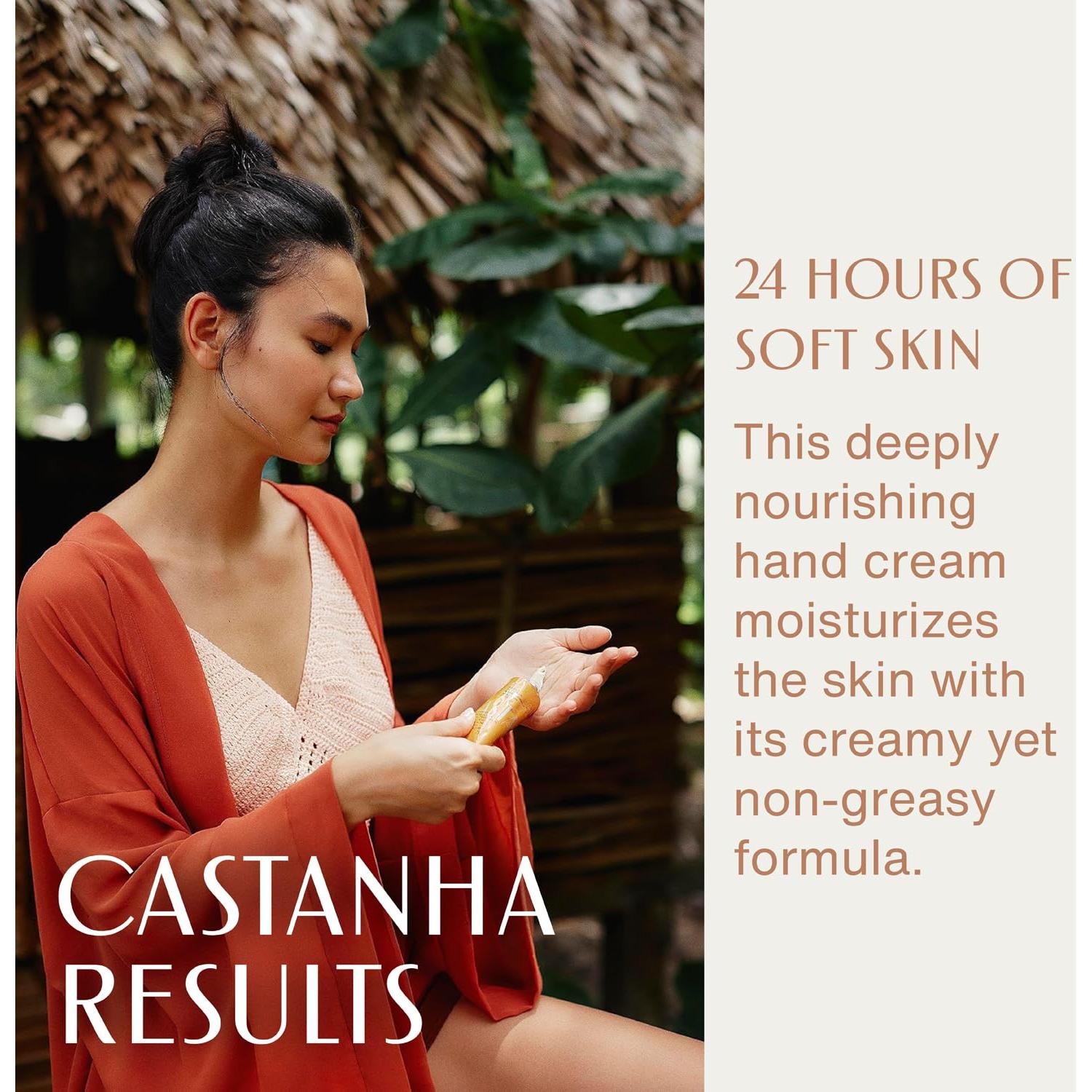 Crema de Manos Natura Ekos Castanha 75g - Hidratante Vegano