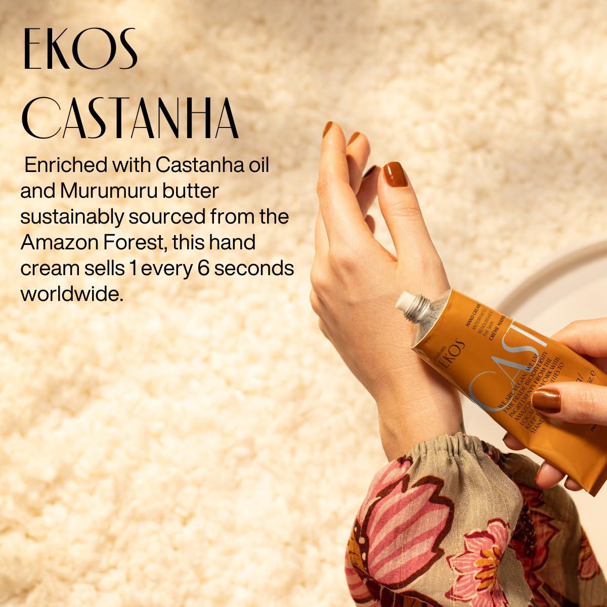 Crema de Manos Natura Ekos Castanha 75g - Hidratante Vegano