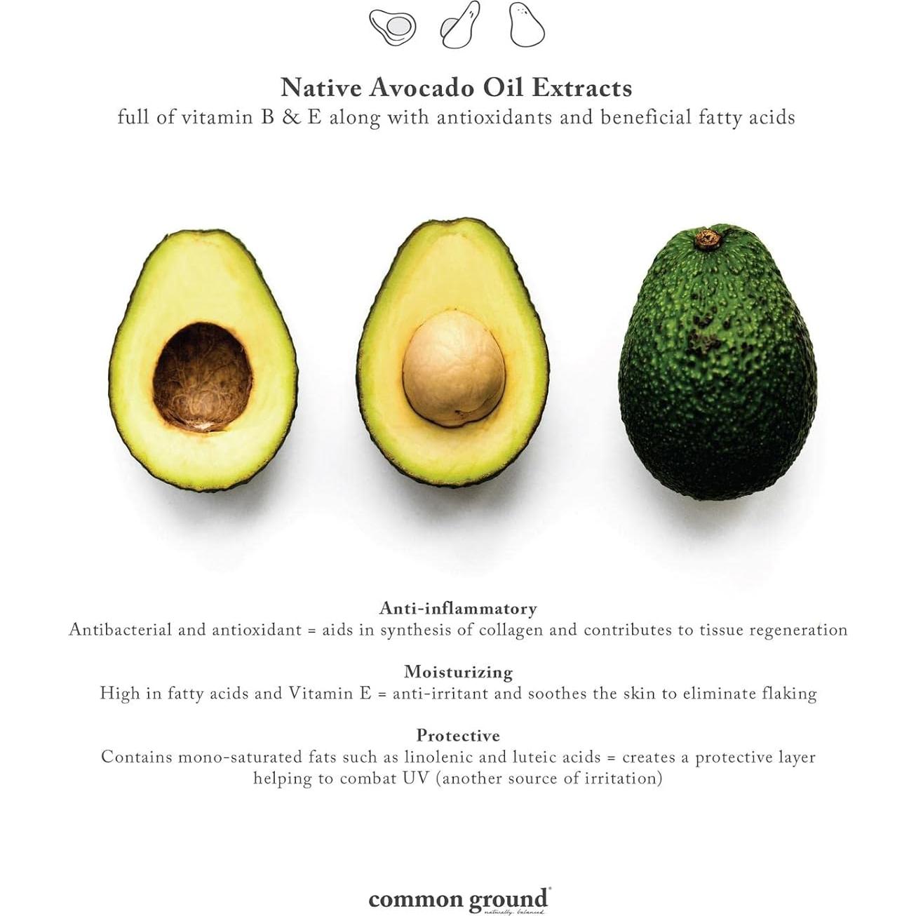 Jabón de Manos Orgánico Common Ground - Aceite de Aguacate - 3 Paquetes