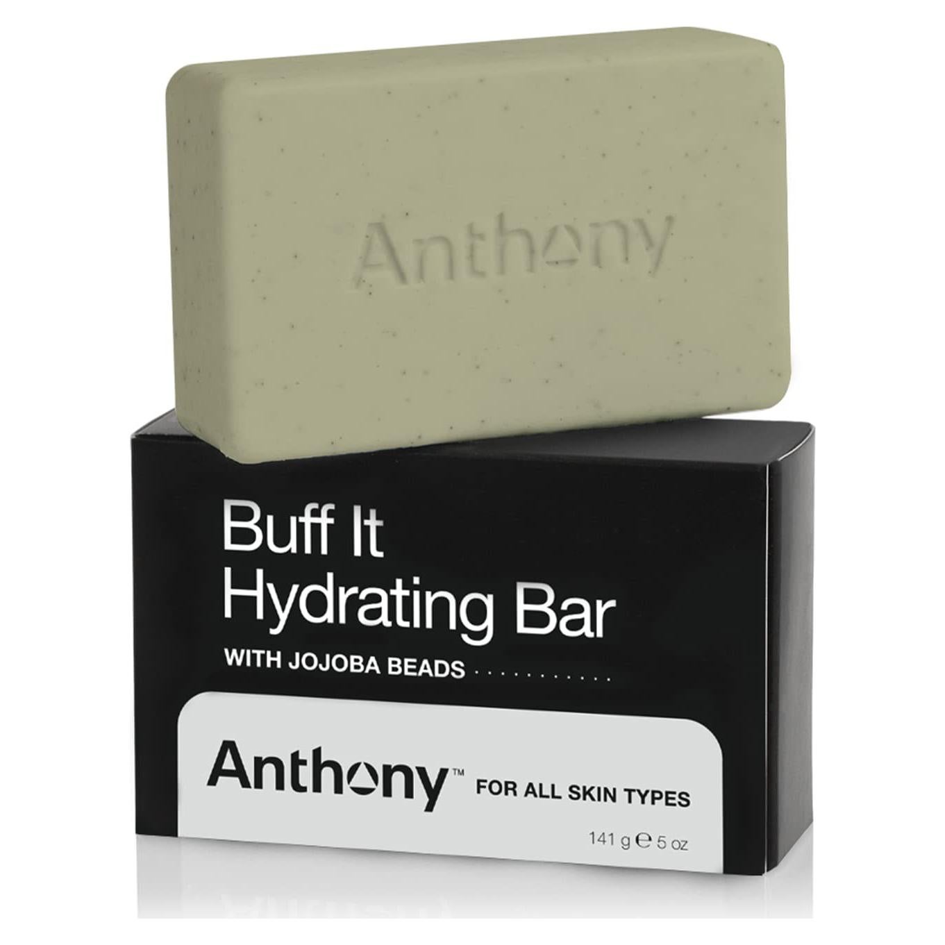 Jabón Hidratante Buff It Anthony para Hombre 142g - Jojoba y Aloe