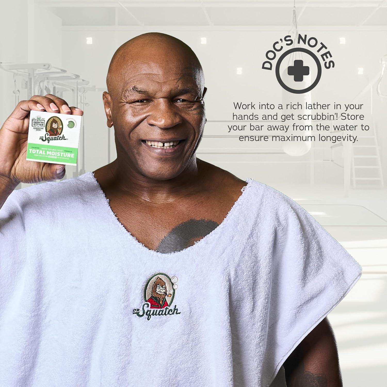 Jabón de Barra Hidratante Dr. Squatch para Hombres 3-Pack