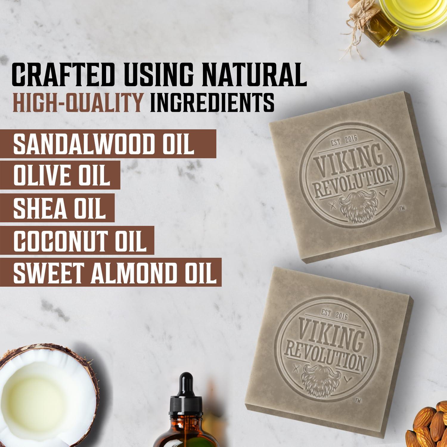 Jabón Natural de Sándalo Viking Revolution - 2 Unidades 142g