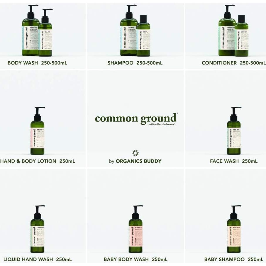 Gel de Ducha Natural 500ml Common Ground - Orgánico y Vegano