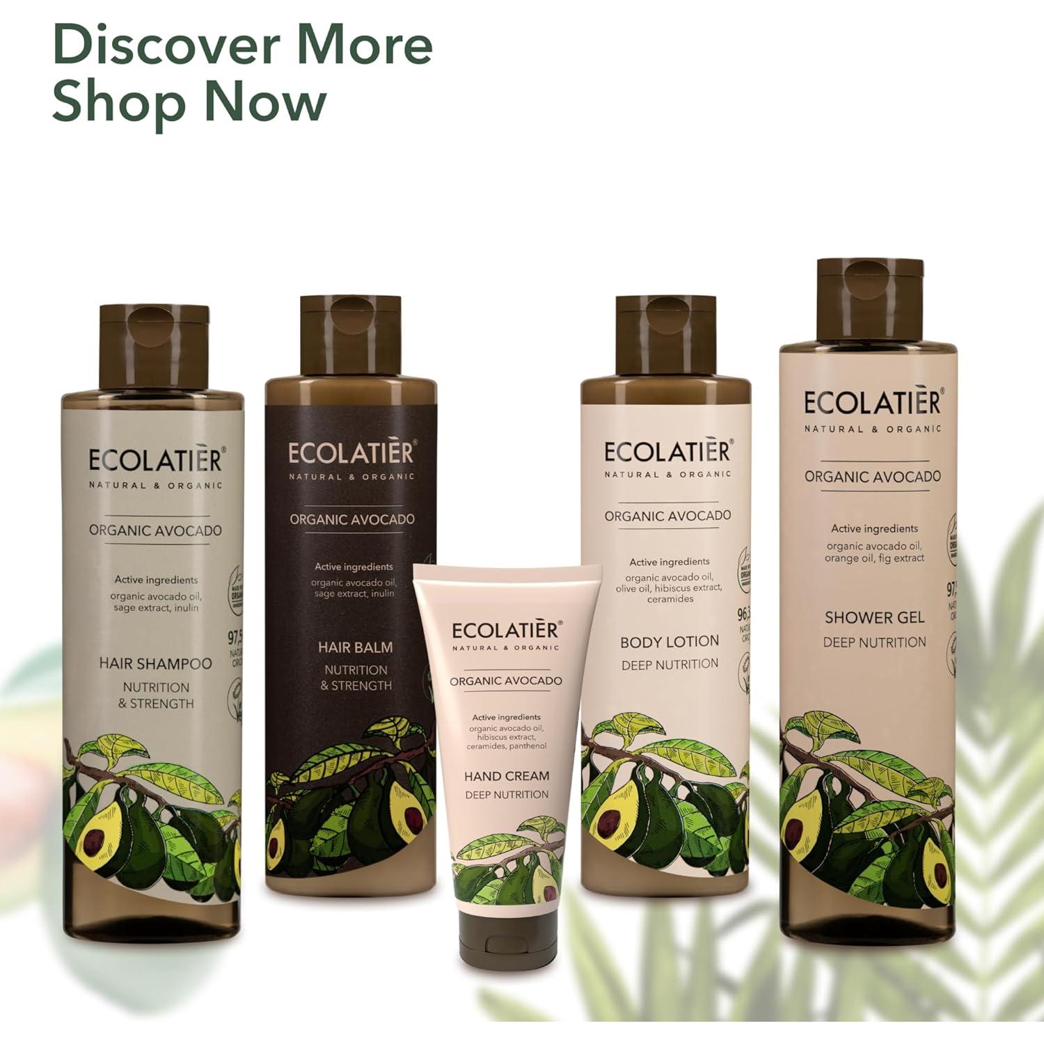 Gel de Ducha Ecolatier con Aguacate Orgánico 251 ml - Hidratante