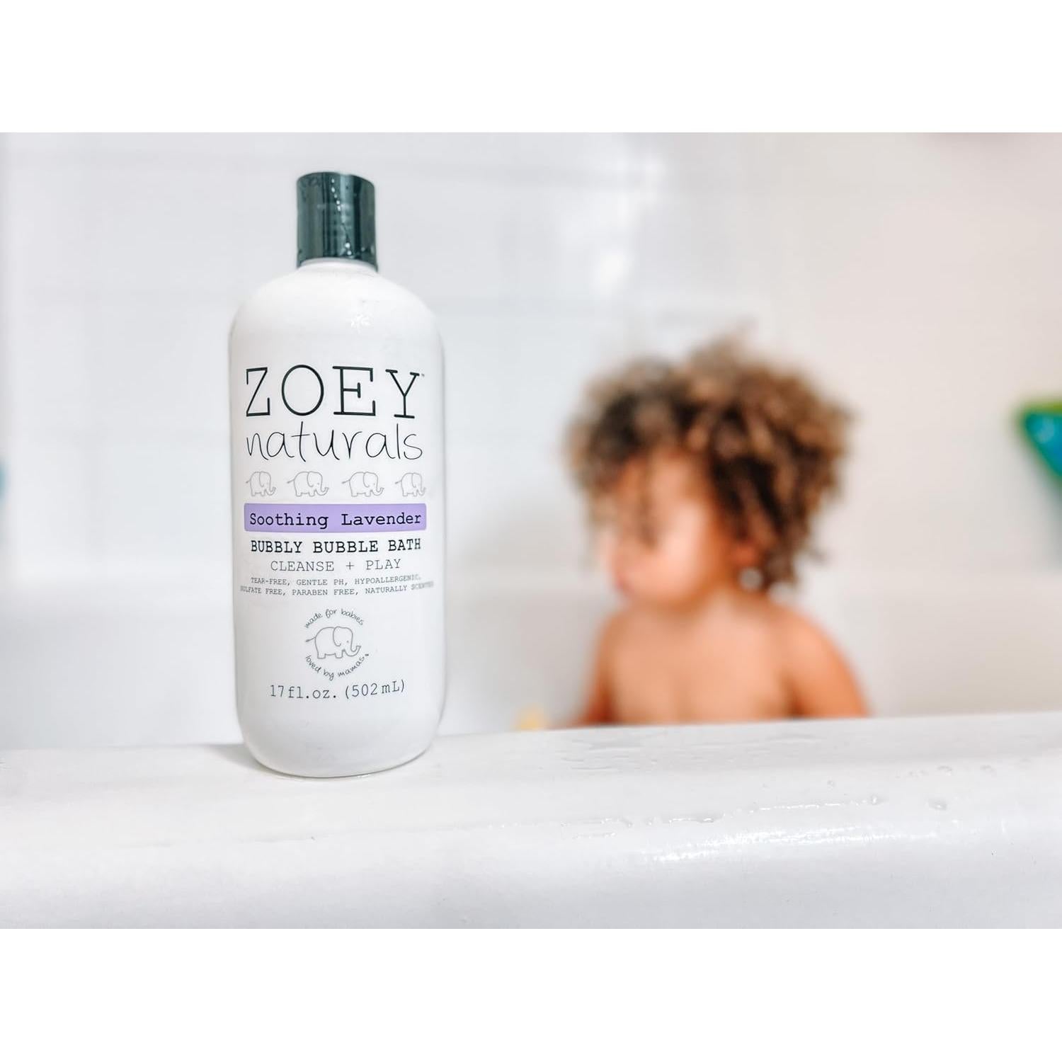 Baño de Burbujas Calmante Zoey Naturals 482.8 g Lavanda