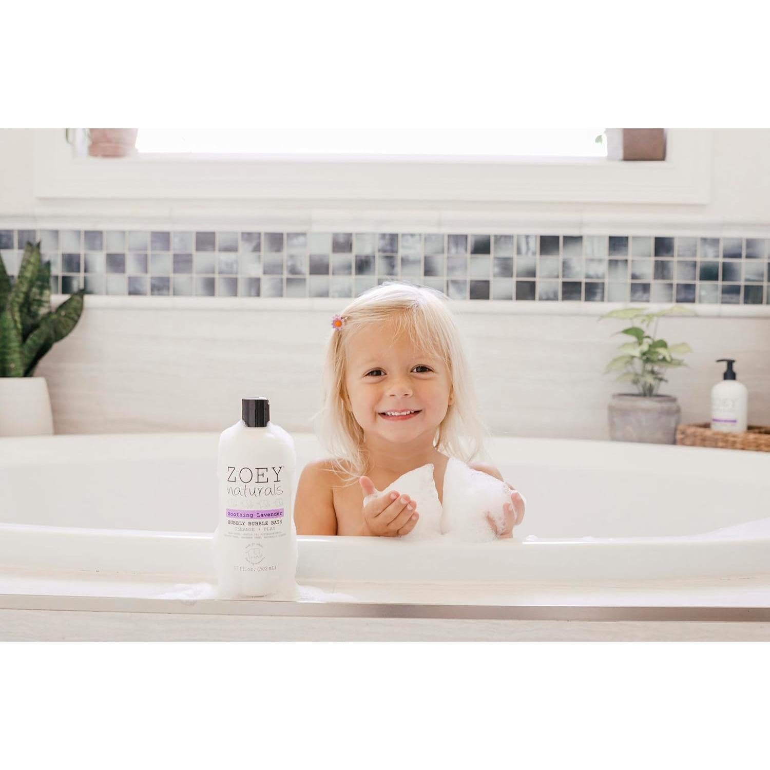 Baño de Burbujas Calmante Zoey Naturals 482.8 g Lavanda