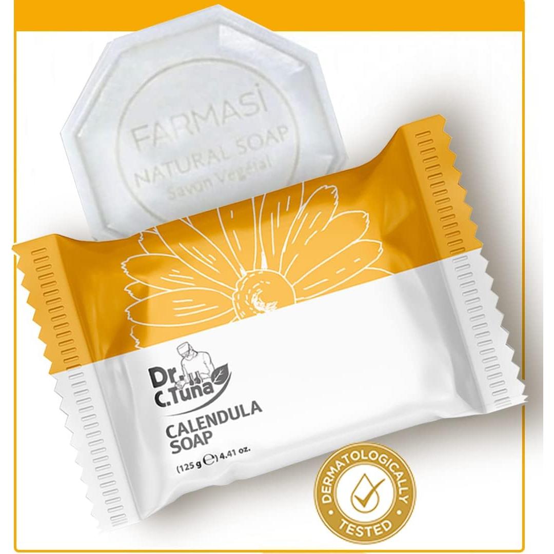 Jabón de Caléndula FARMASi Dr. C. Tuna 130g - Hidratante y Calmante