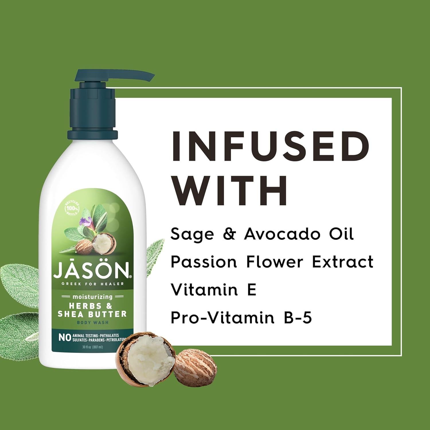 Gel de Ducha Hidratante JASON 887ml con Manteca de Karité