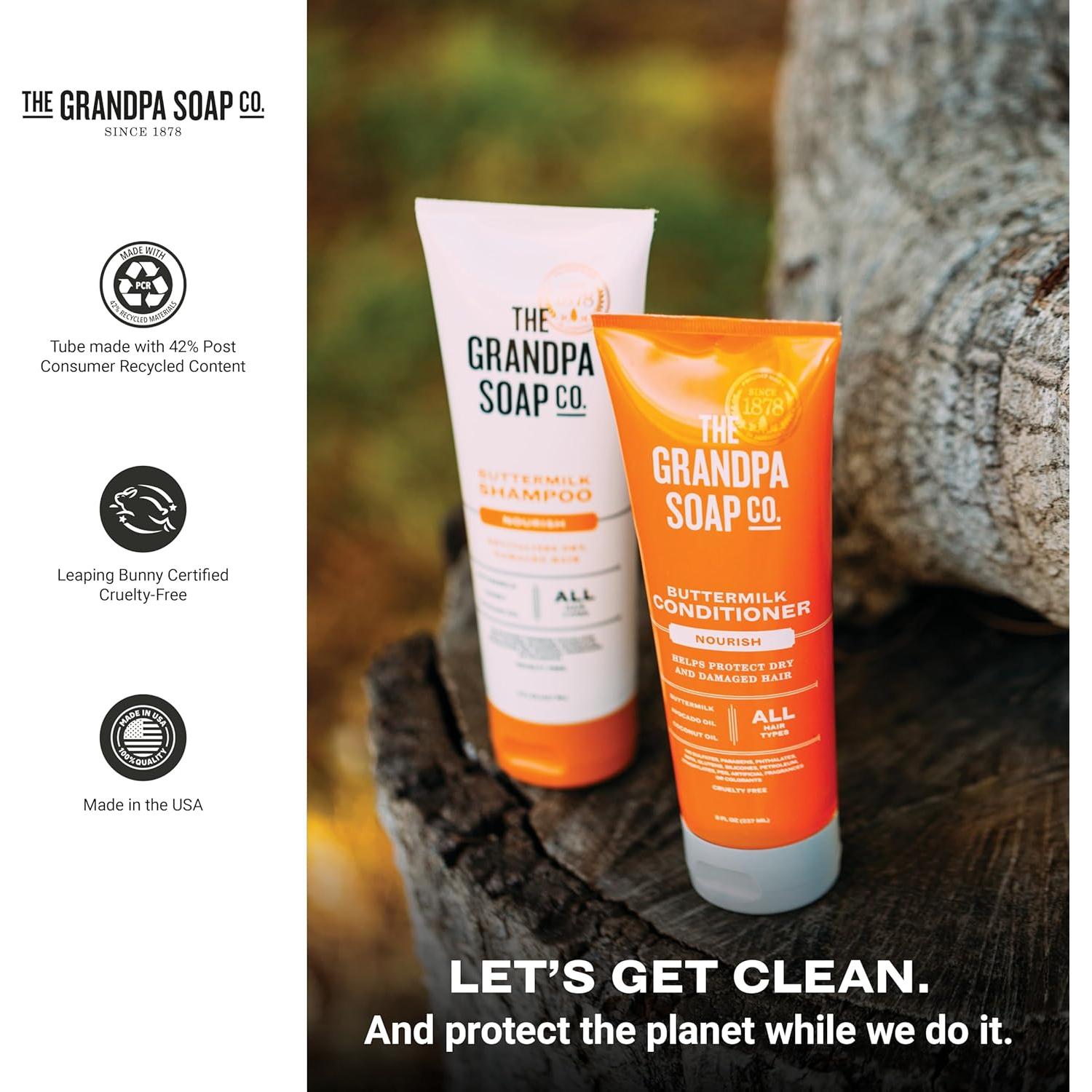 Acondicionador Nutritivo de Leche de Burra The Grandpa 236 ml