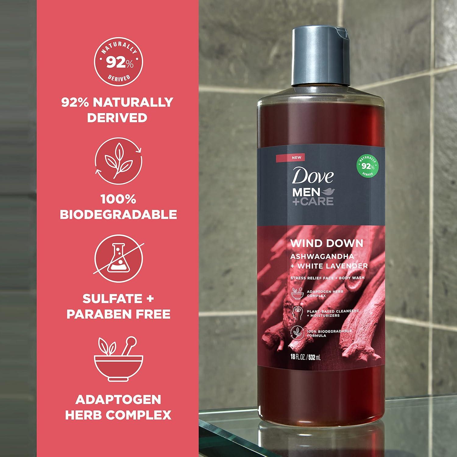 Gel de Ducha Dove Men+Care 510 ml Relajante Ashwagandha y Lavanda