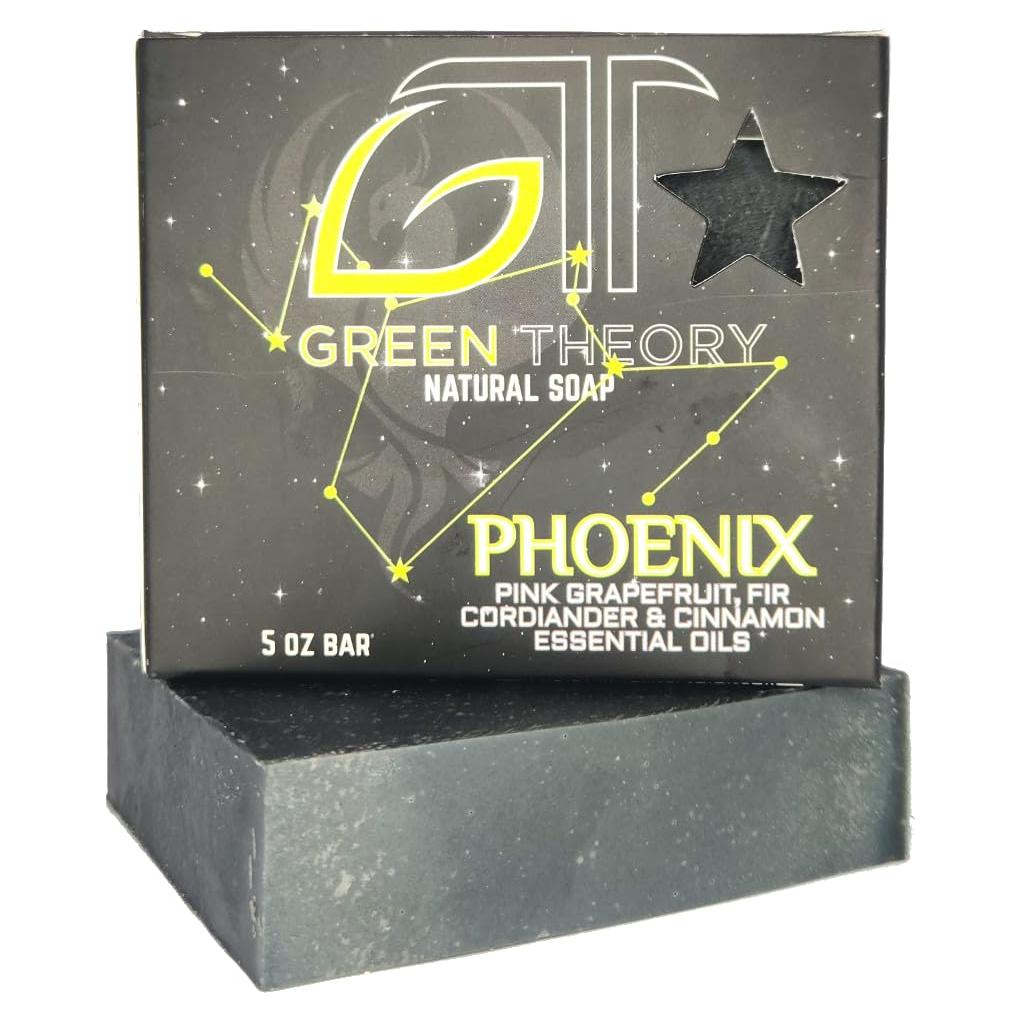 Jabón Natural Phoenix para Hombres Green Theory - 142 g