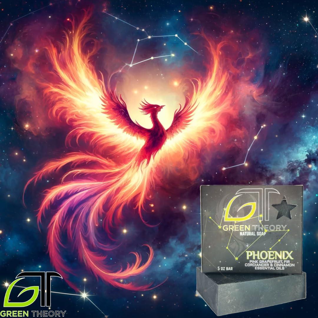 Jabón Natural Phoenix para Hombres Green Theory - 142 g