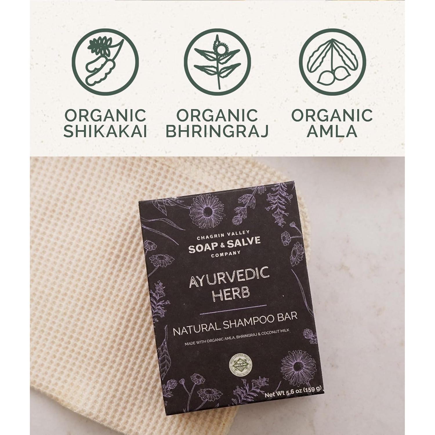 Champú Orgánico Ayurvédico Chagrin Valley 3PK - Sin Sulfatos