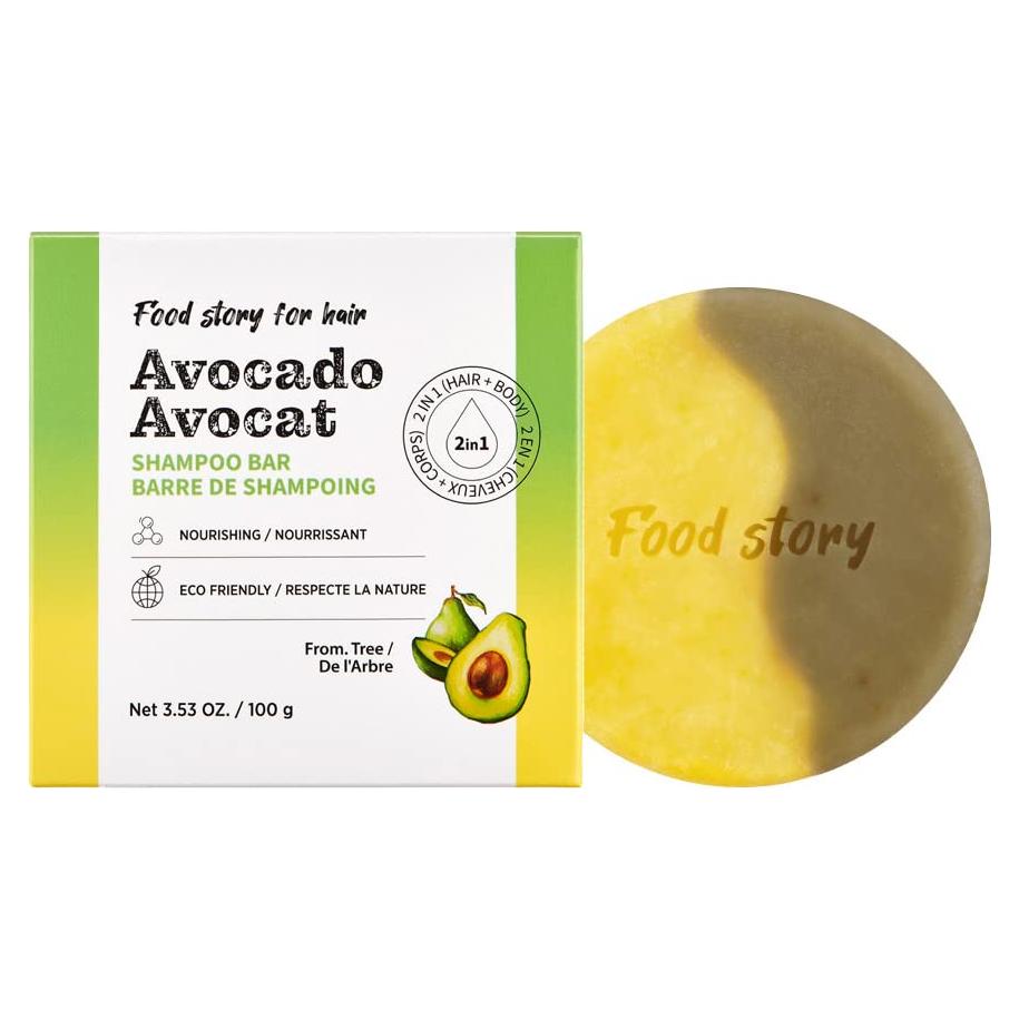 Champú en Barra Vegano Historia de Comida Aguacate 100g