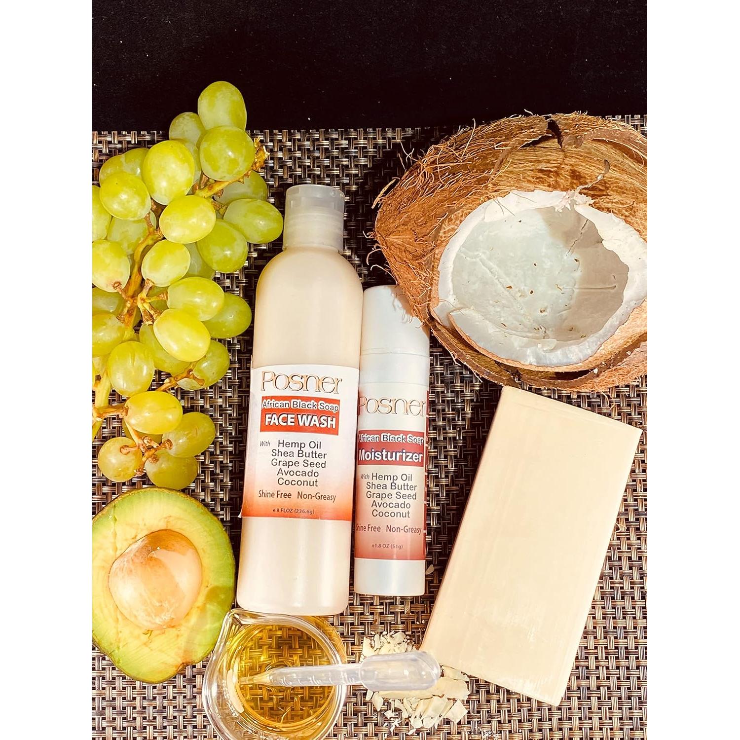 Limpiador Facial Jabón Negro Africano POSNER 200g