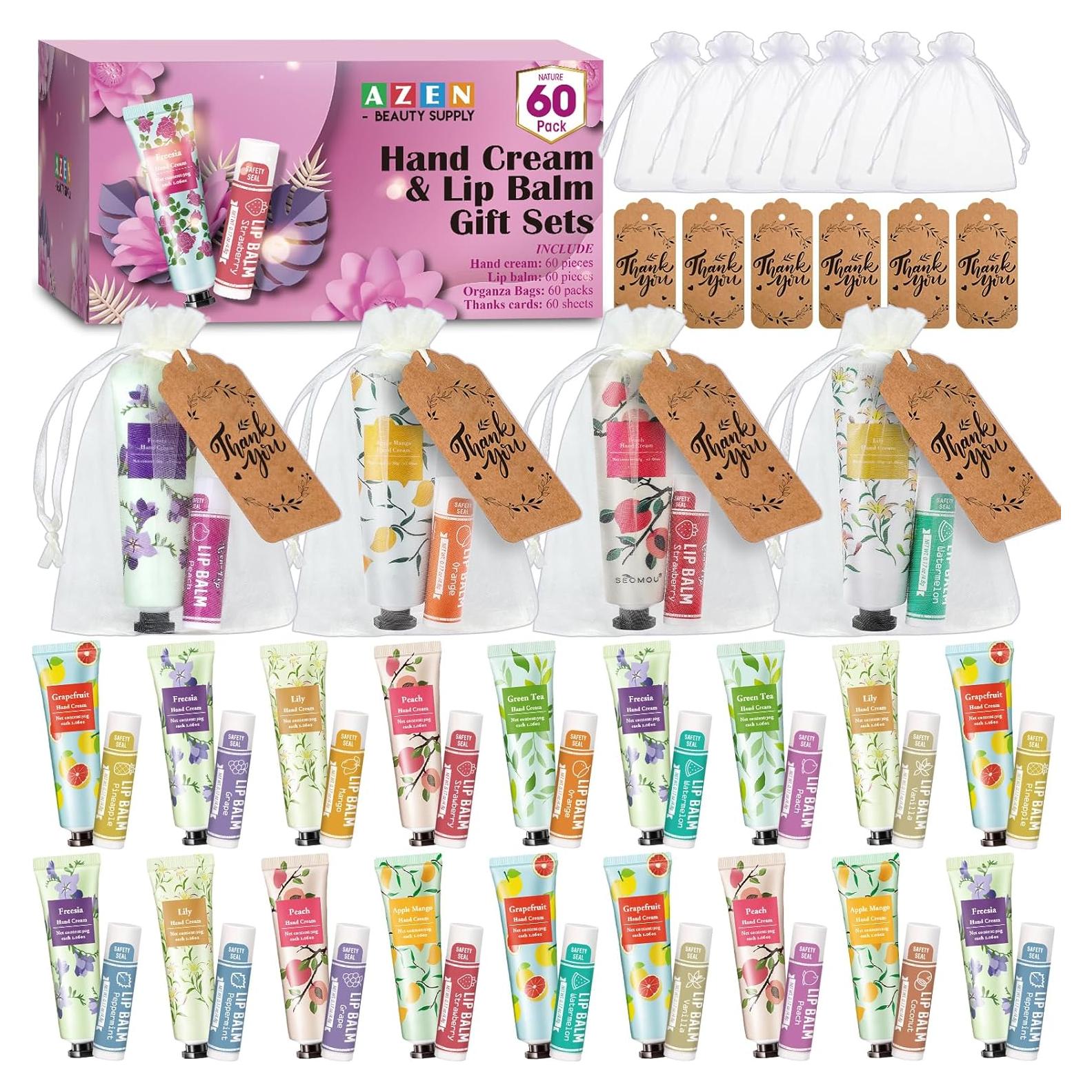 Conjunto de Regalos AZEN 60 Crema de Manos y Bálsamo Labial