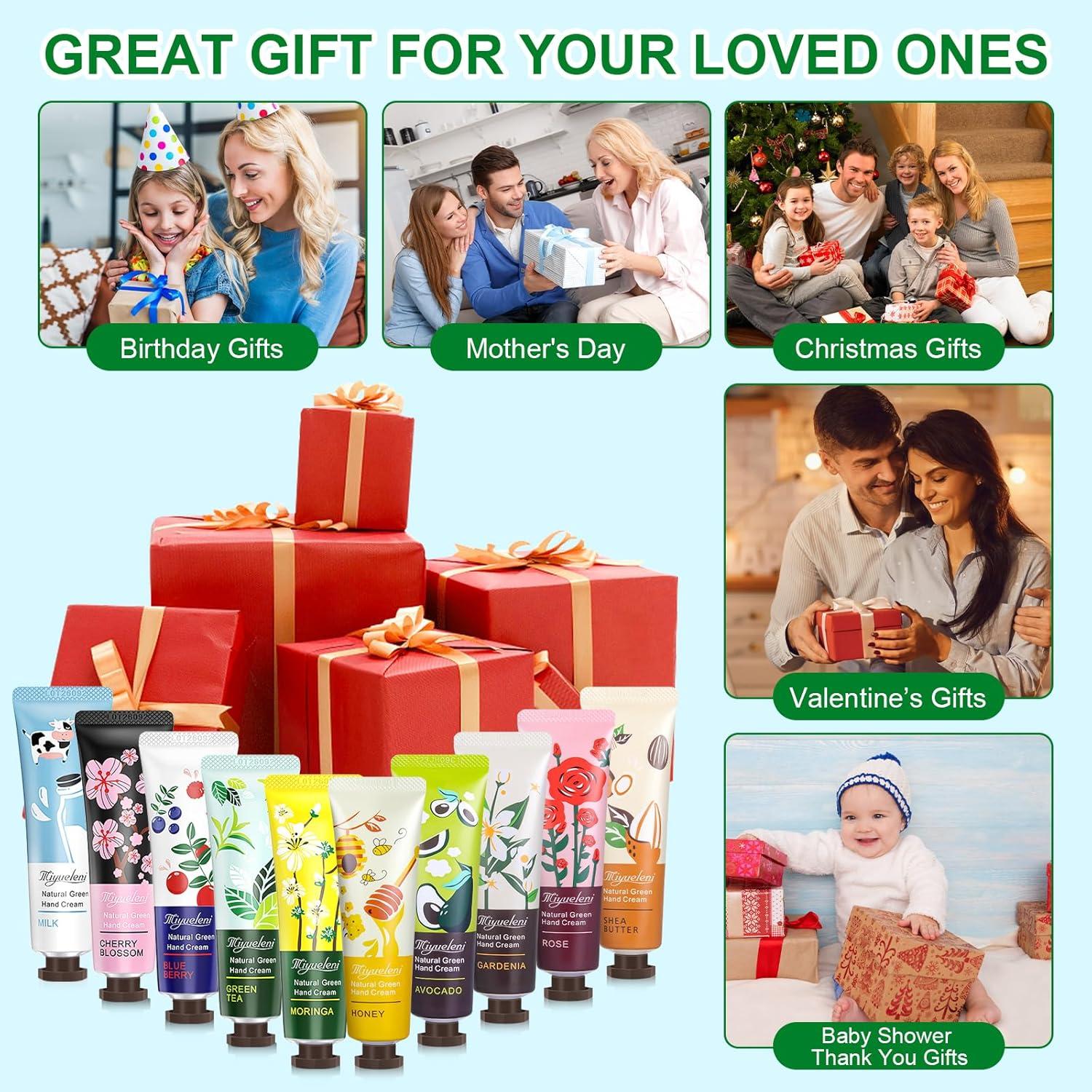 Set de 80 Crema de Manos Hidratante Loción 10 Fragancias