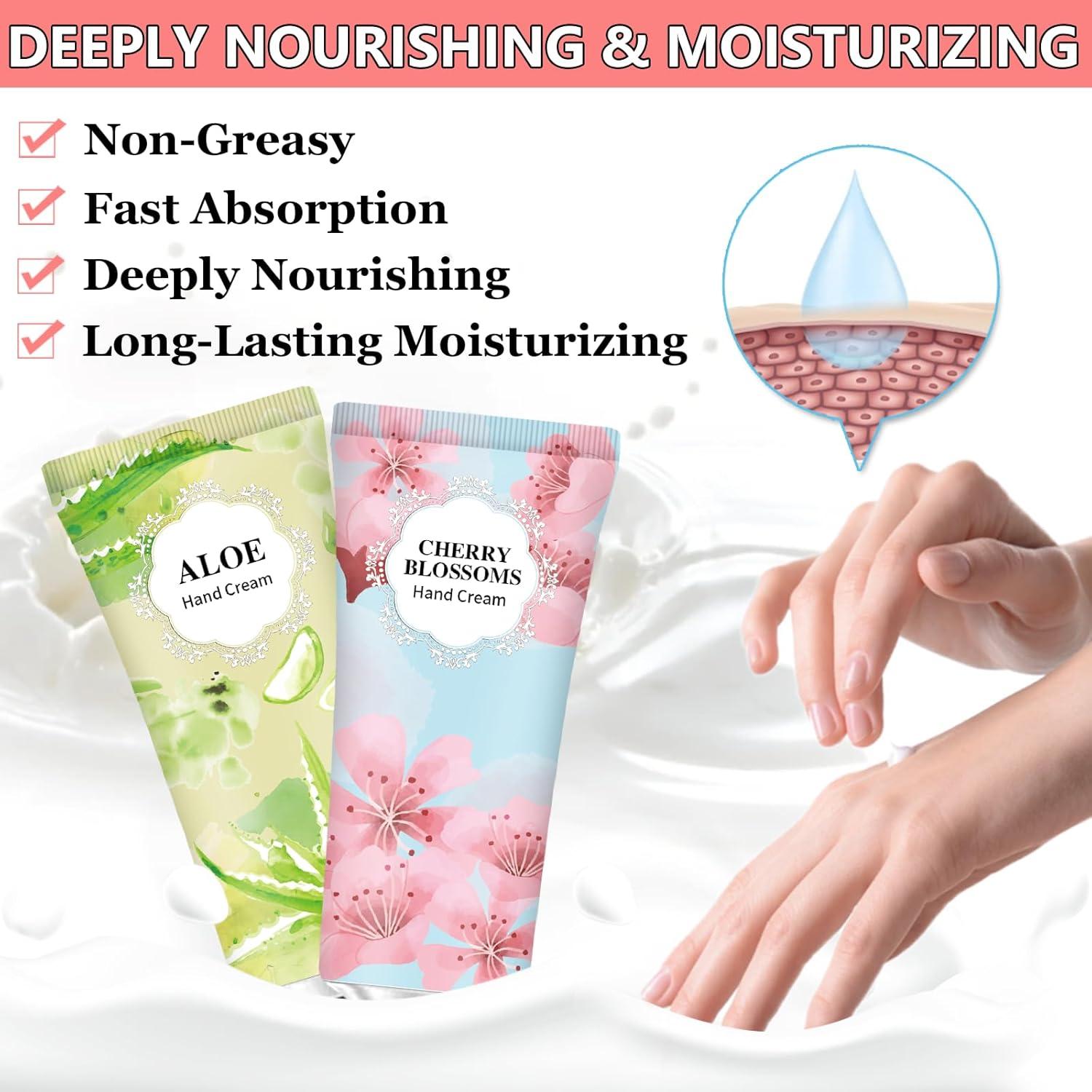 Set de 10 Cremas de Manos Naturales CMWGKBC - Hidratación Profunda