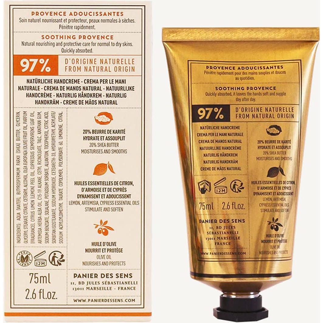 Crema de Manos Panier des Sens 74.8 ml - Hidratante Natural