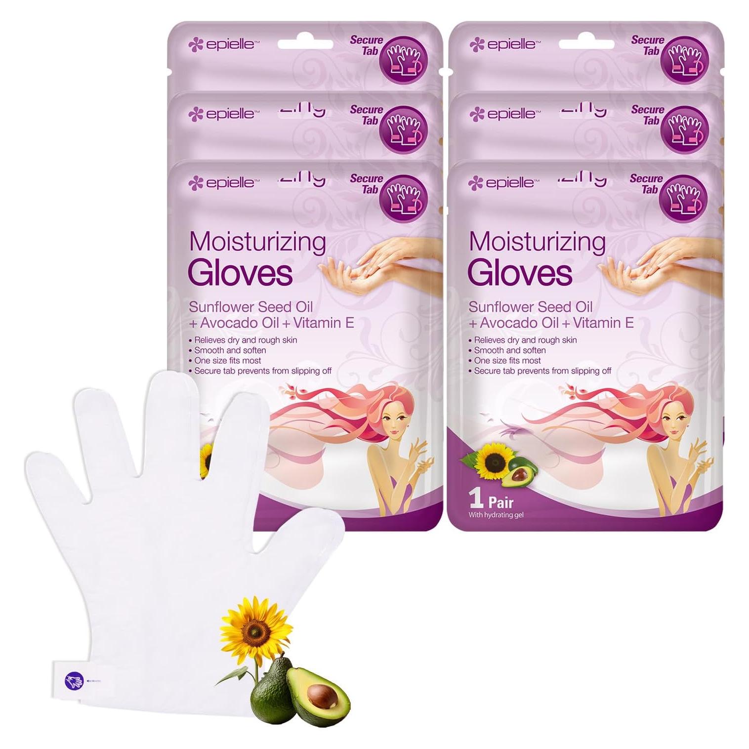 Mascarillas Hidratantes para Manos Epielle 6 Pares - Cuidado Coreano