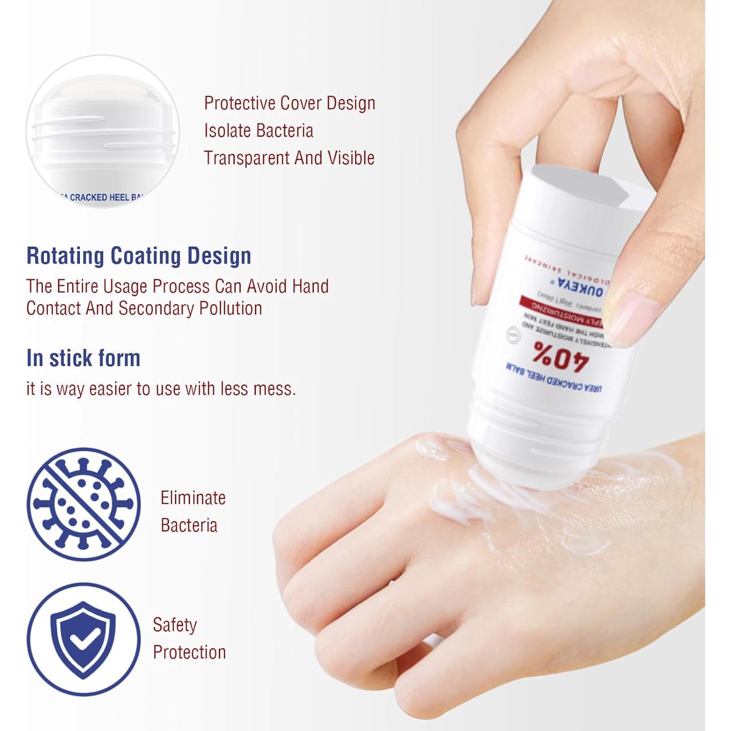 Crema de Urea 40% OUKEYA para Pies y Manos - Balsamo Hidratante