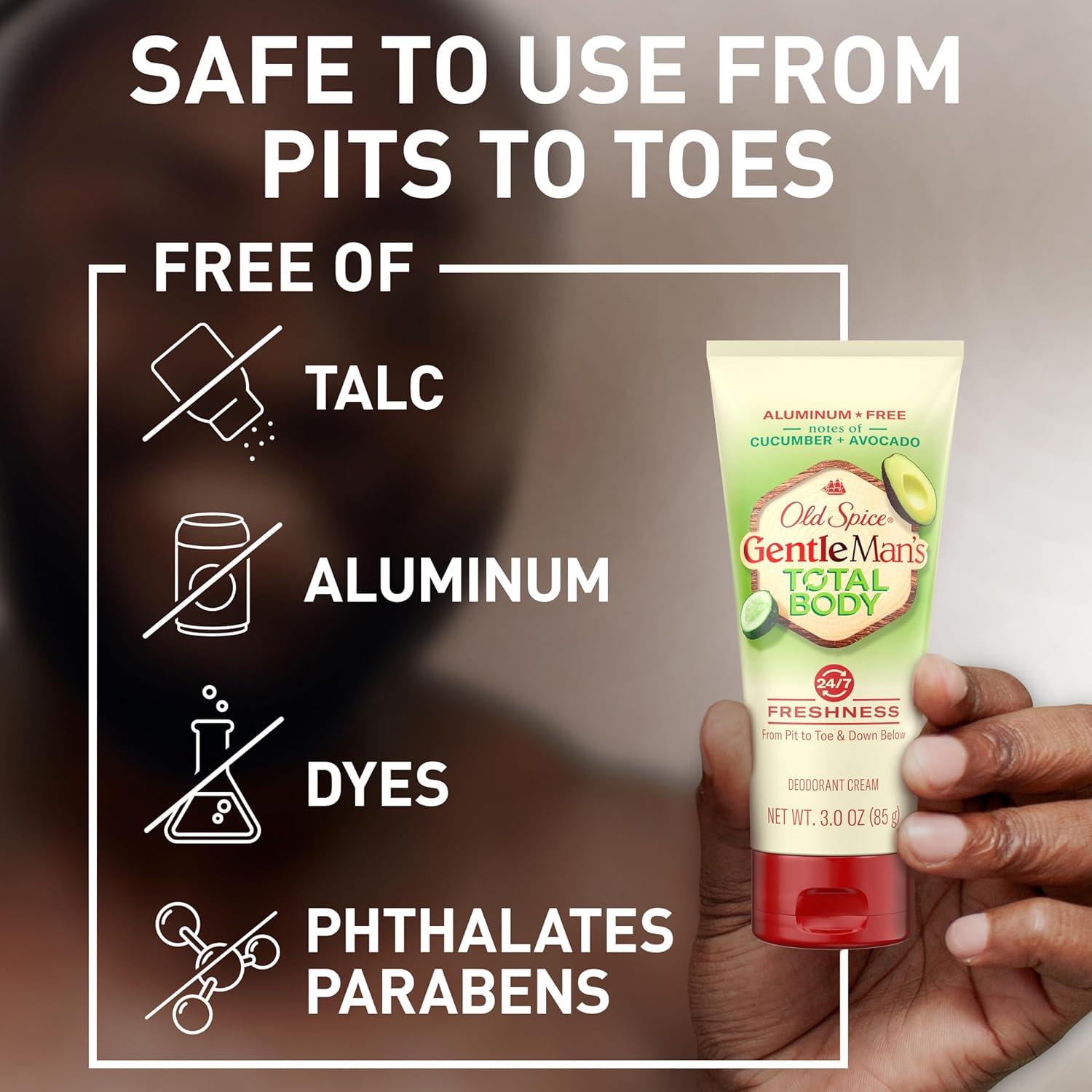 Crema Desodorante Corporal Old Spice 85 g - Pepino y Aguacate