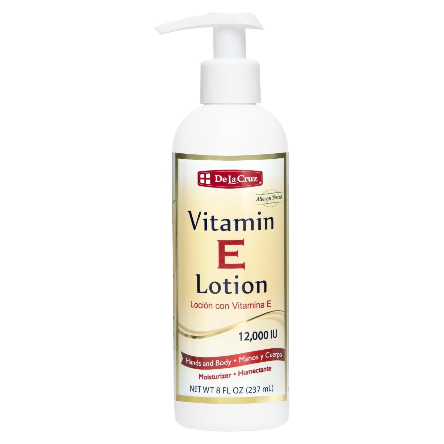 Loción Hidratante de Vitamina E De La Cruz 236.6 ml