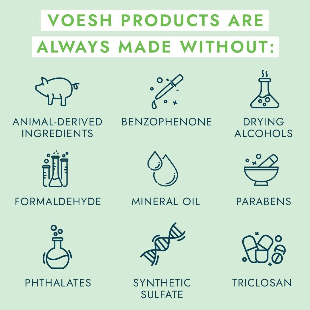 Loción Vegana Voesh Nueva York Velvet Luxe Té Verde 85g