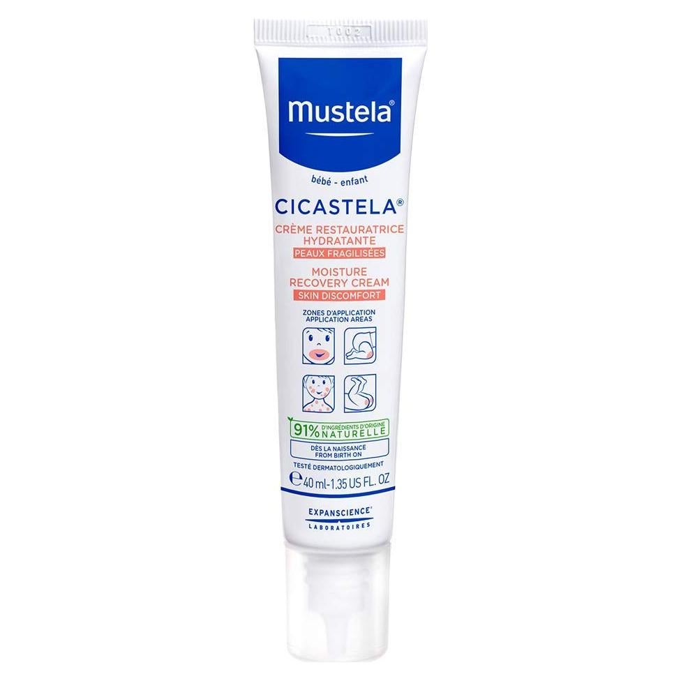 Crema Hidratante Cicastela Mustela 39.7 ml - Sin Fragancia