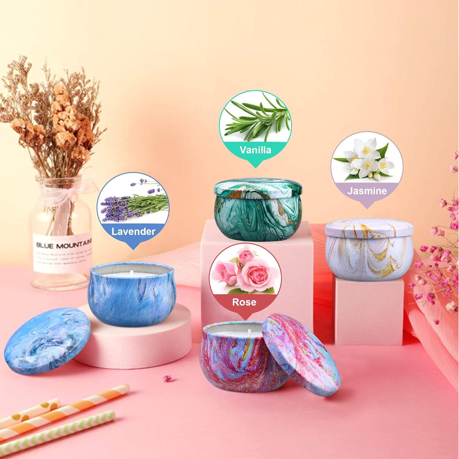 Cesta de Regalo para Mujeres KIYTARBOO con Velas y Loción