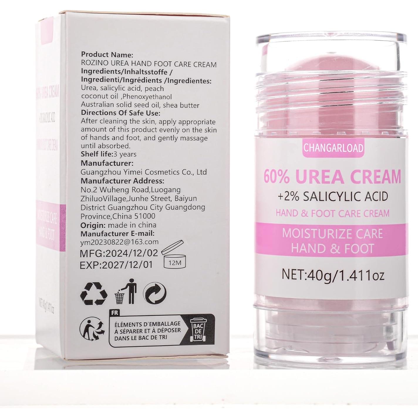 Crema de Urea para Pies CHANGARLOAD 30 ml - Hidratación Intensiva