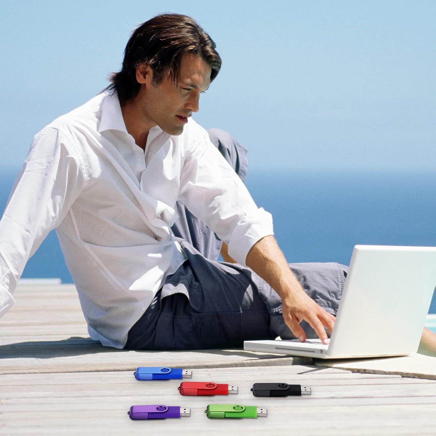 Pendrive 32GB DEEKOO 5 Pack USB 2.0 Colores Mixtos