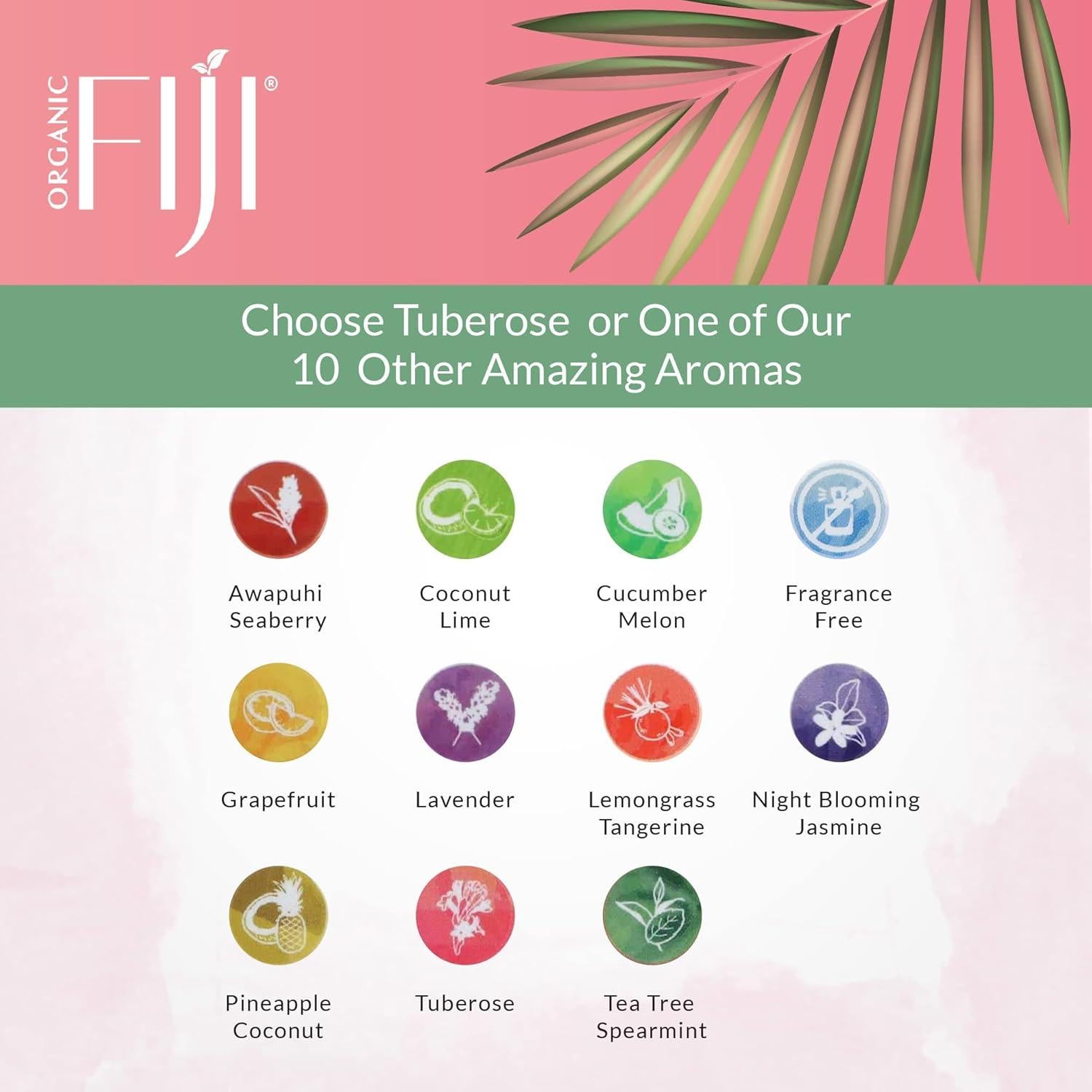 Loción Hidratante Coco Fiji 340 ml Tuberosa - Organic Fiji