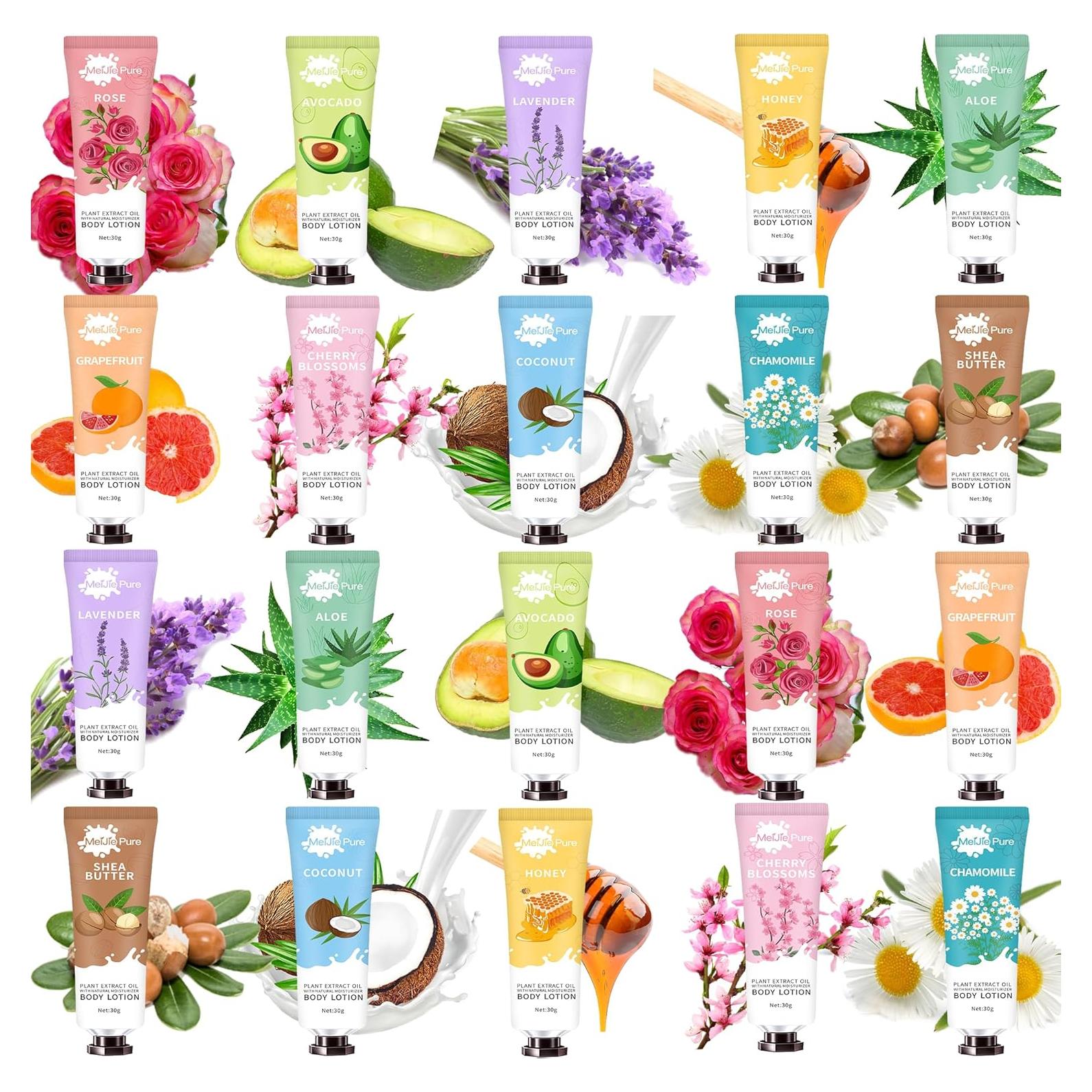 Paquete de 20 lociones corporales naturales DBEAUTYM 30g