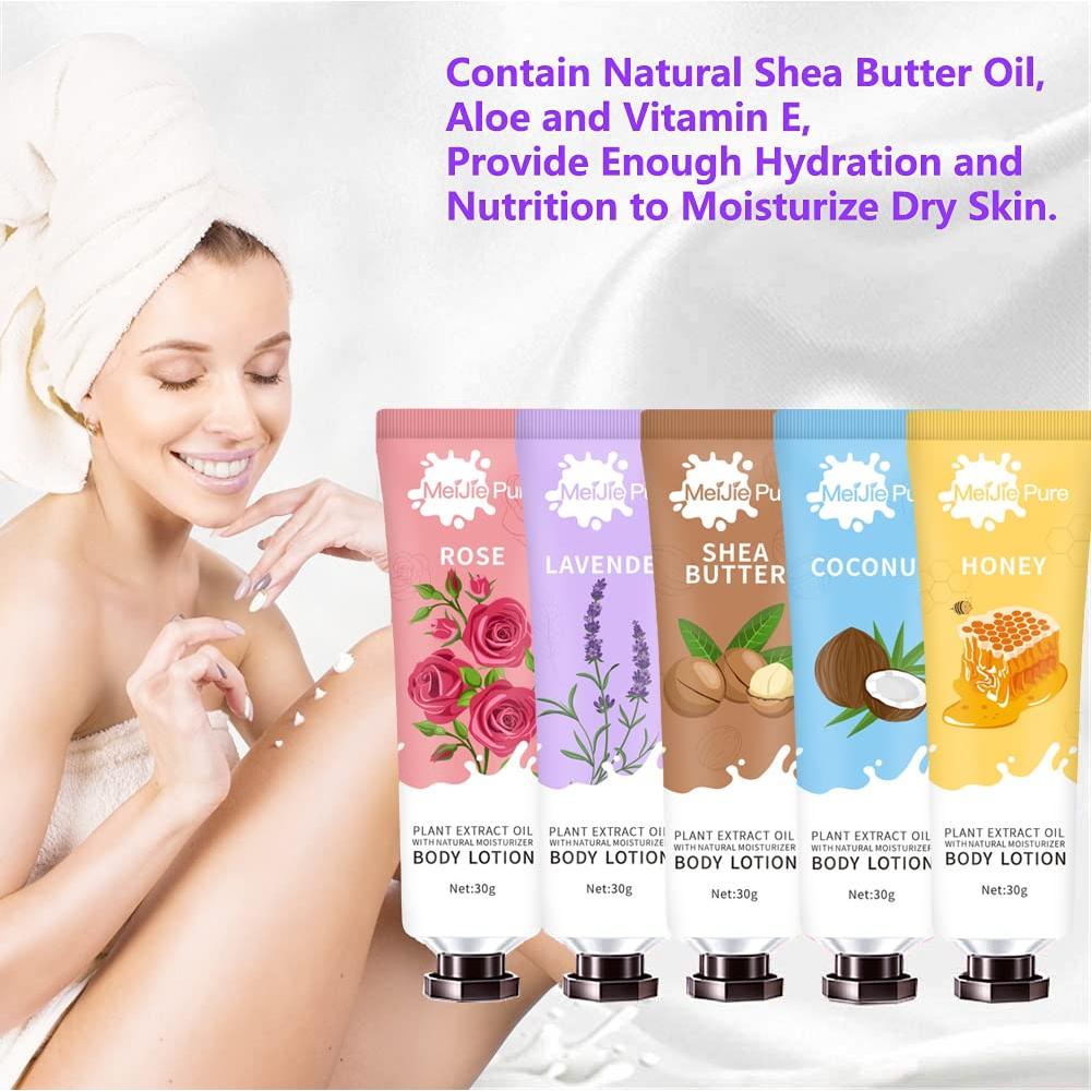 Paquete de 20 lociones corporales naturales DBEAUTYM 30g